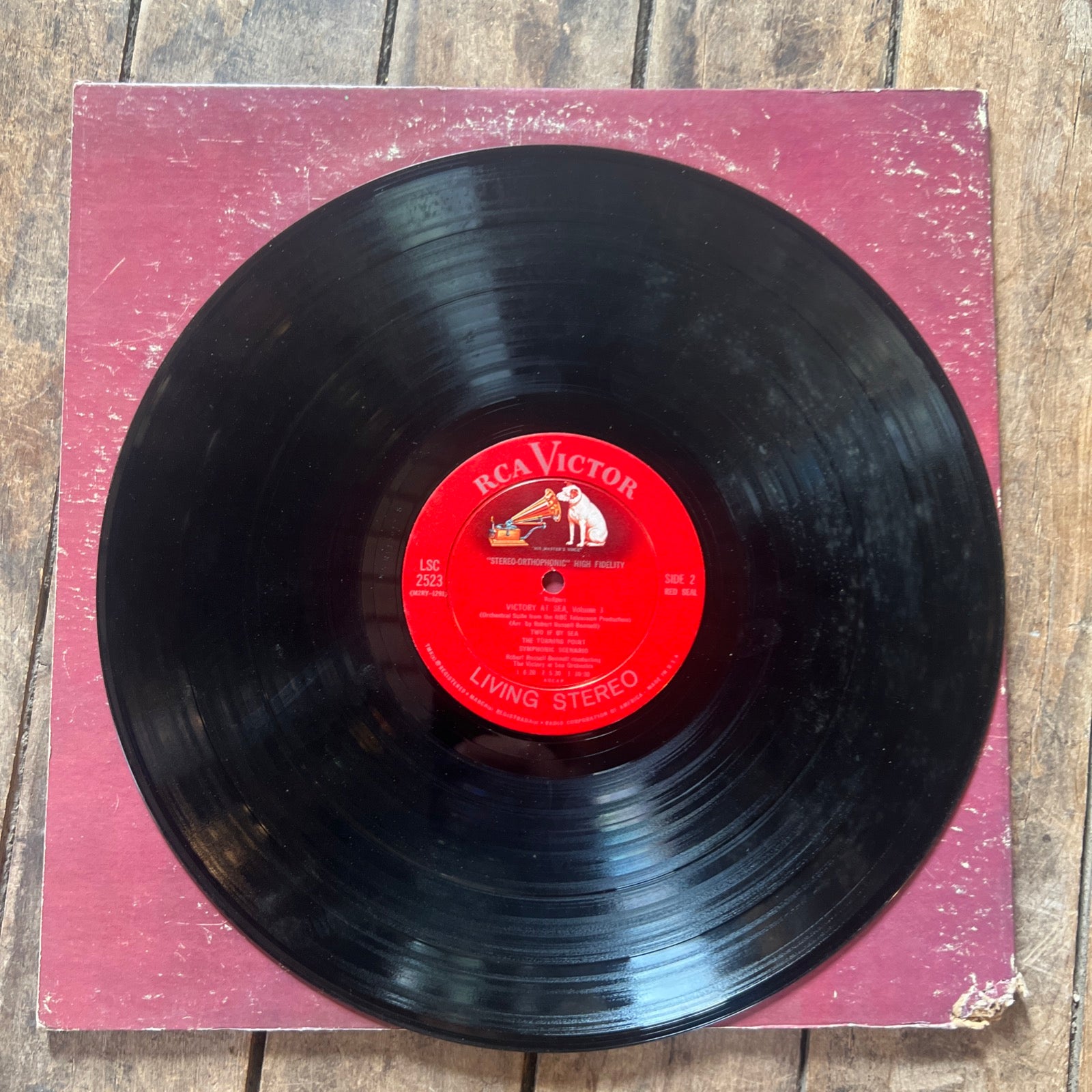 Richard Rodgers VICTORY AT SEA - Vol 3 Pictorial Edition - 1961 RCA Victor LP