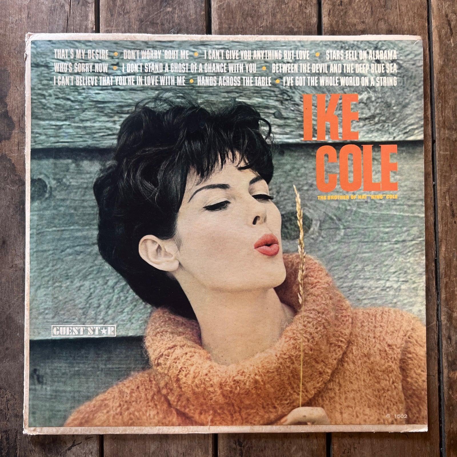Ike Cole - 1960s Guest Star - LP Vinyl Record G 1502
