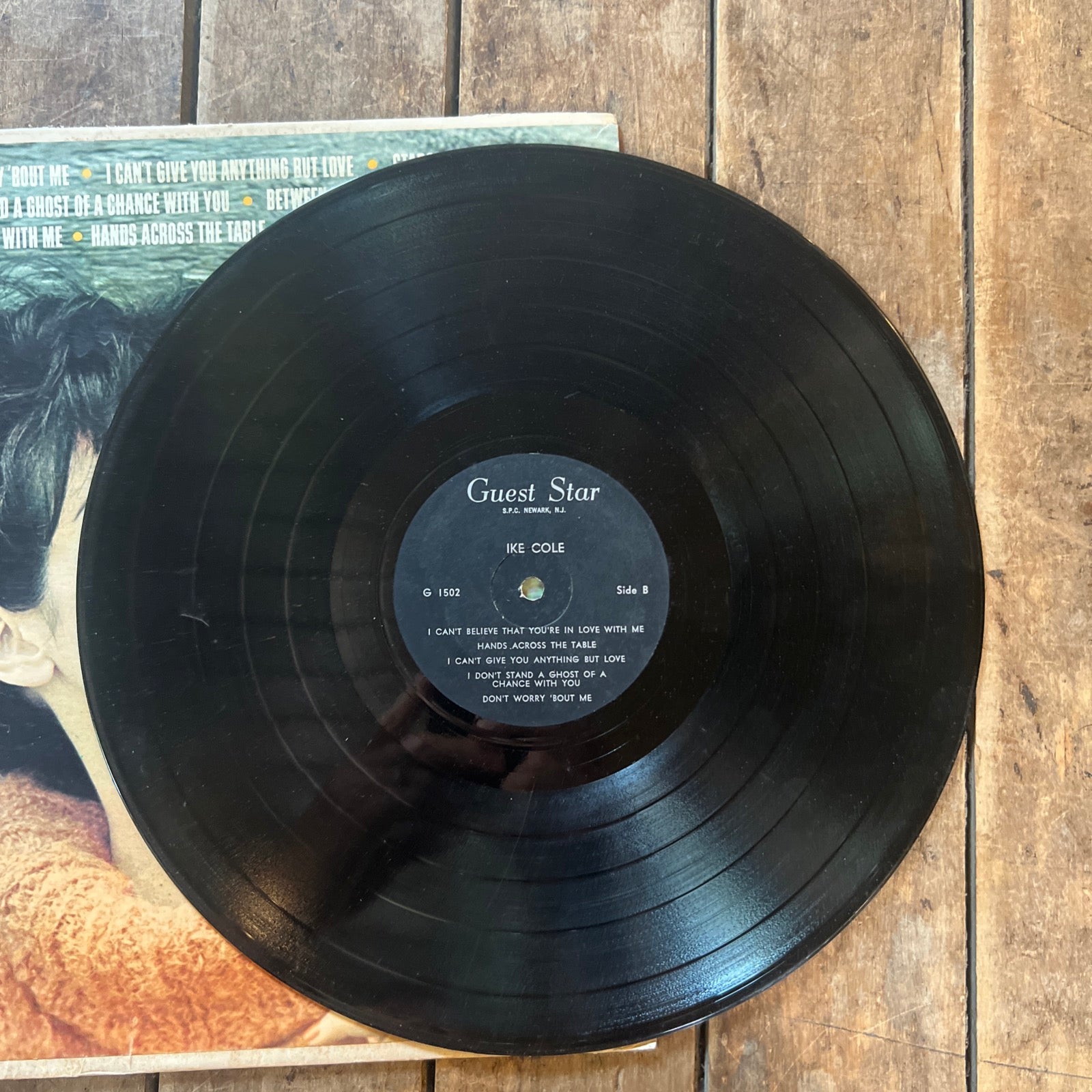 Ike Cole - 1960s Guest Star - LP Vinyl Record G 1502