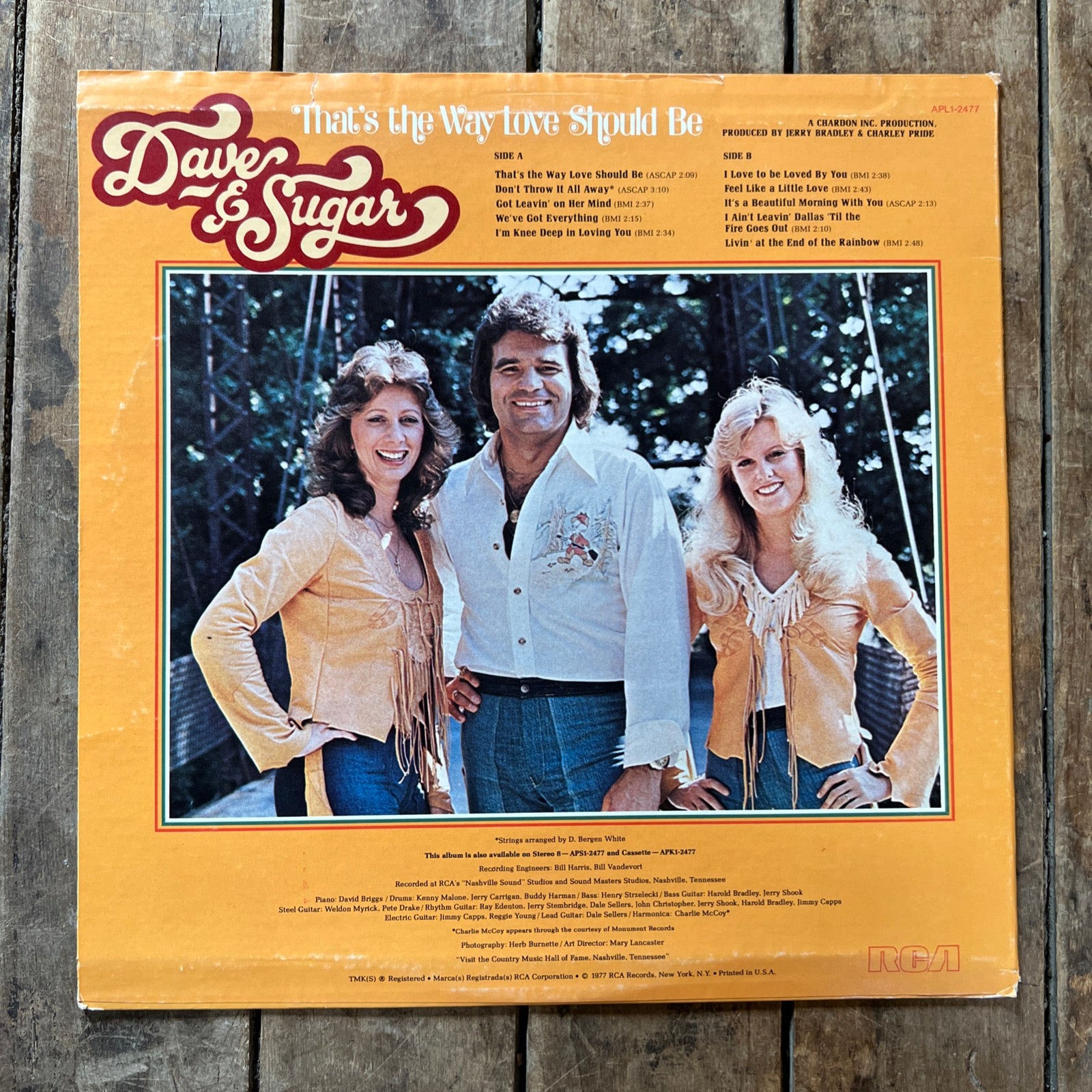 Dave & Sugar That’s The Way Love Should Be - 1977 RCA Victor - LP Vinyl Record