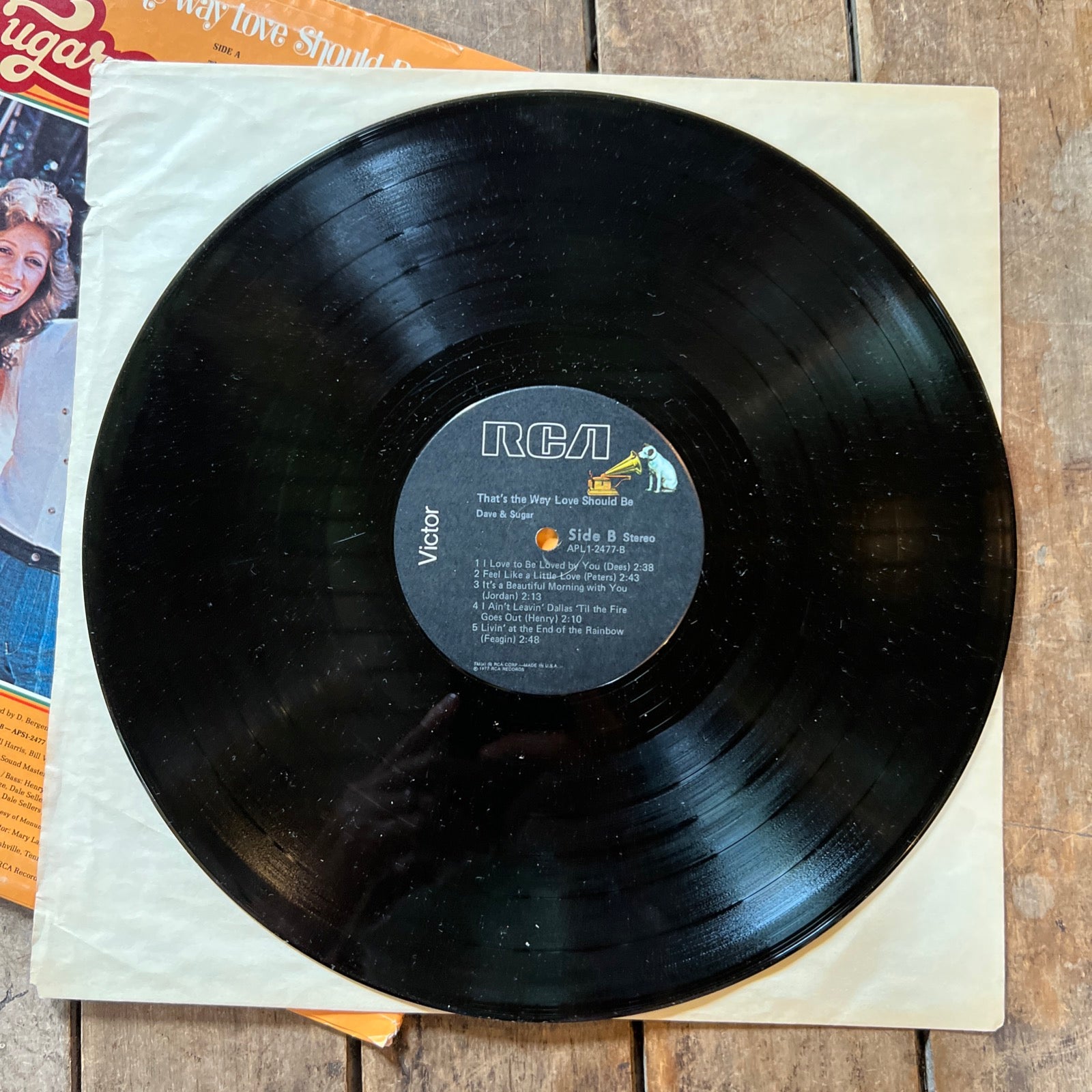 Dave & Sugar That’s The Way Love Should Be - 1977 RCA Victor - LP Vinyl Record