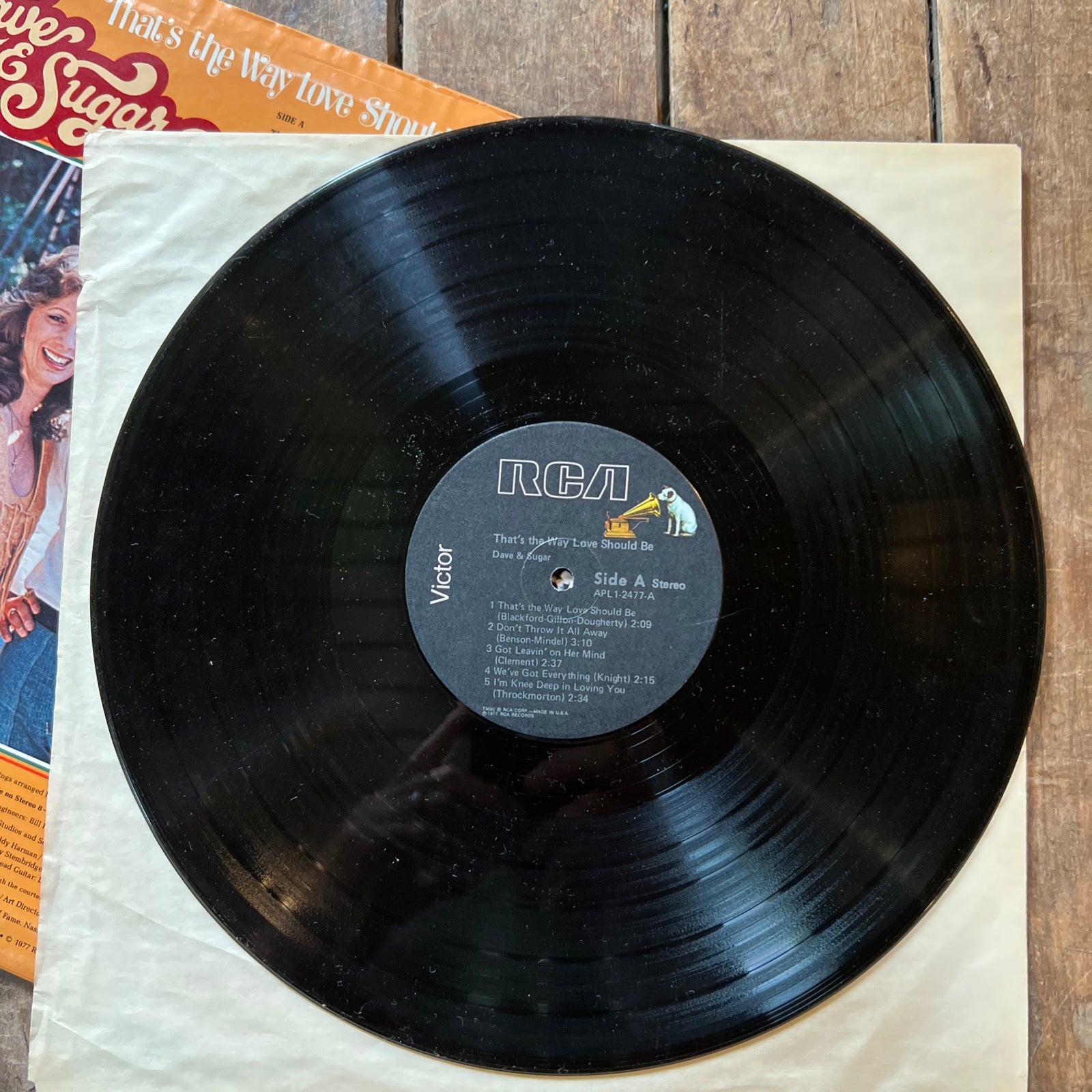 Dave & Sugar That’s The Way Love Should Be - 1977 RCA Victor - LP Vinyl Record