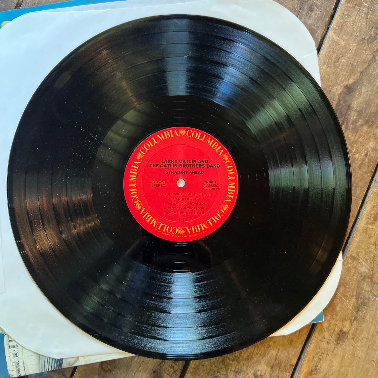Larry Gatlin & The Gatlin Brothers Band - Straight Ahead - 1979 Columbia Records - LP Vinyl Record