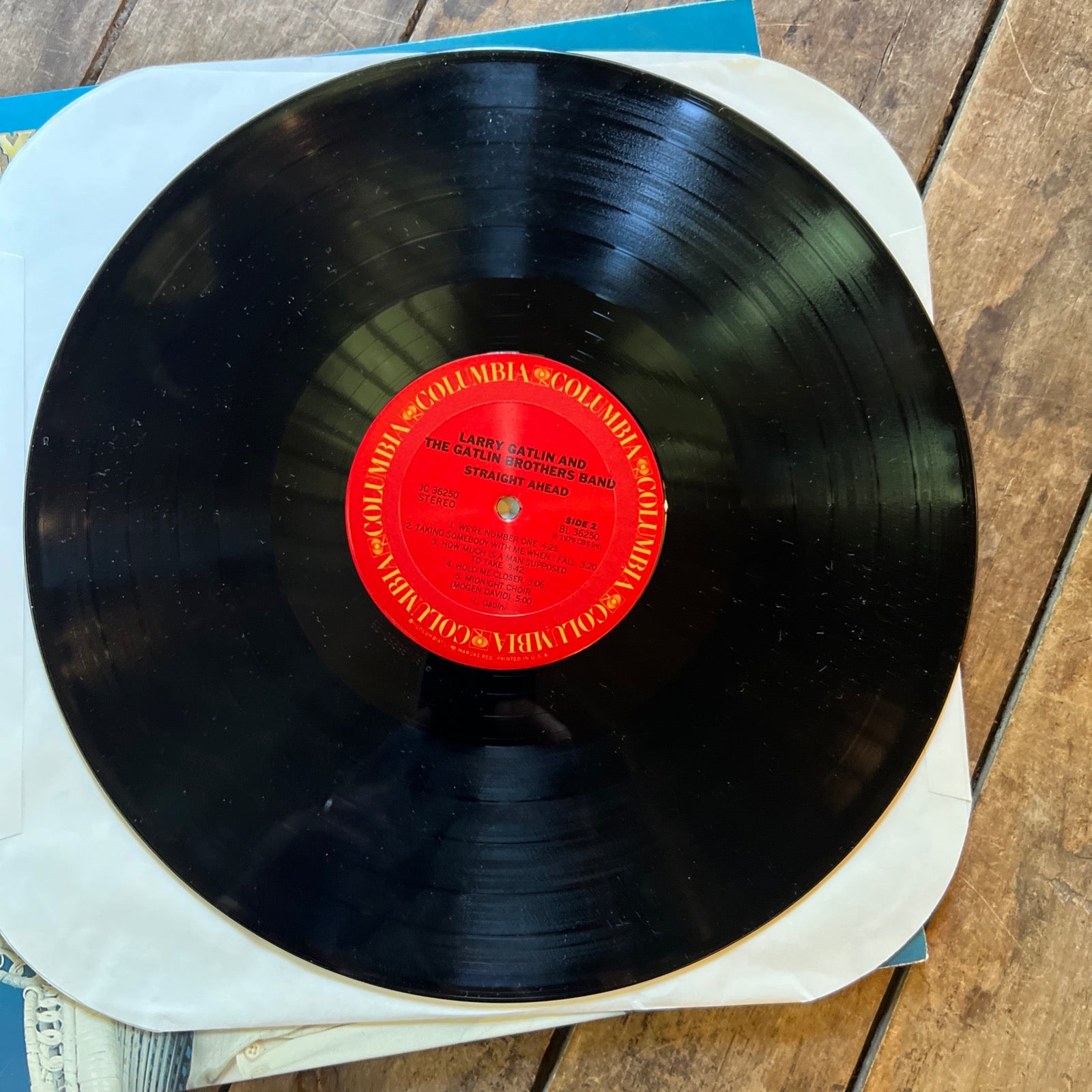 Larry Gatlin & The Gatlin Brothers Band - Straight Ahead - 1979 Columbia Records - LP Vinyl Record