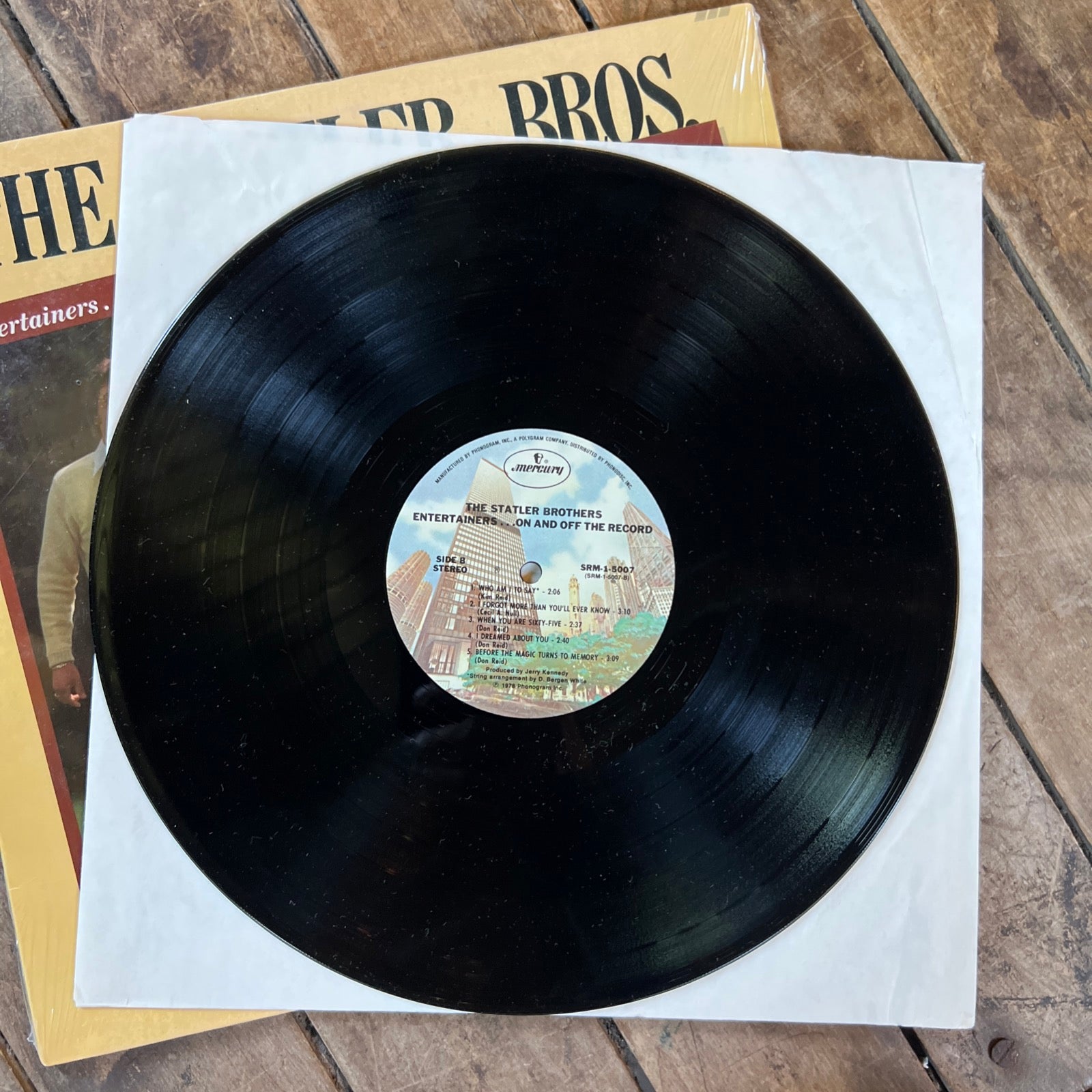 The Statler Bros. - Entertainers On And Off The Road - 1978 Mercury Records - LP Vinyl Record