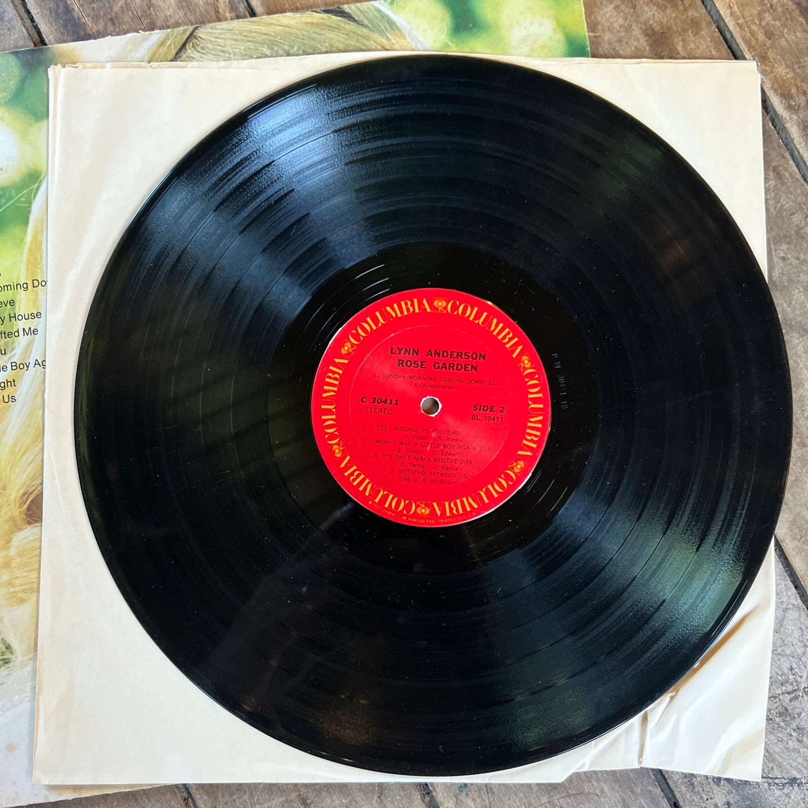 Lynn Anderson - Rose Garden - 1971 Columbia Records - LP Vinyl Record