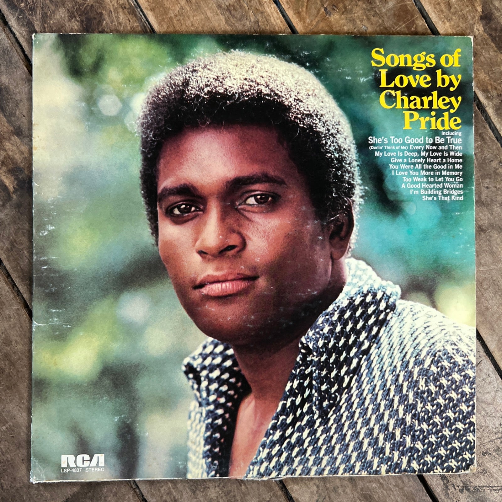Songs Of Love By Charlie Pride - 1973 RCA Victor Records - LP Vinyl Record