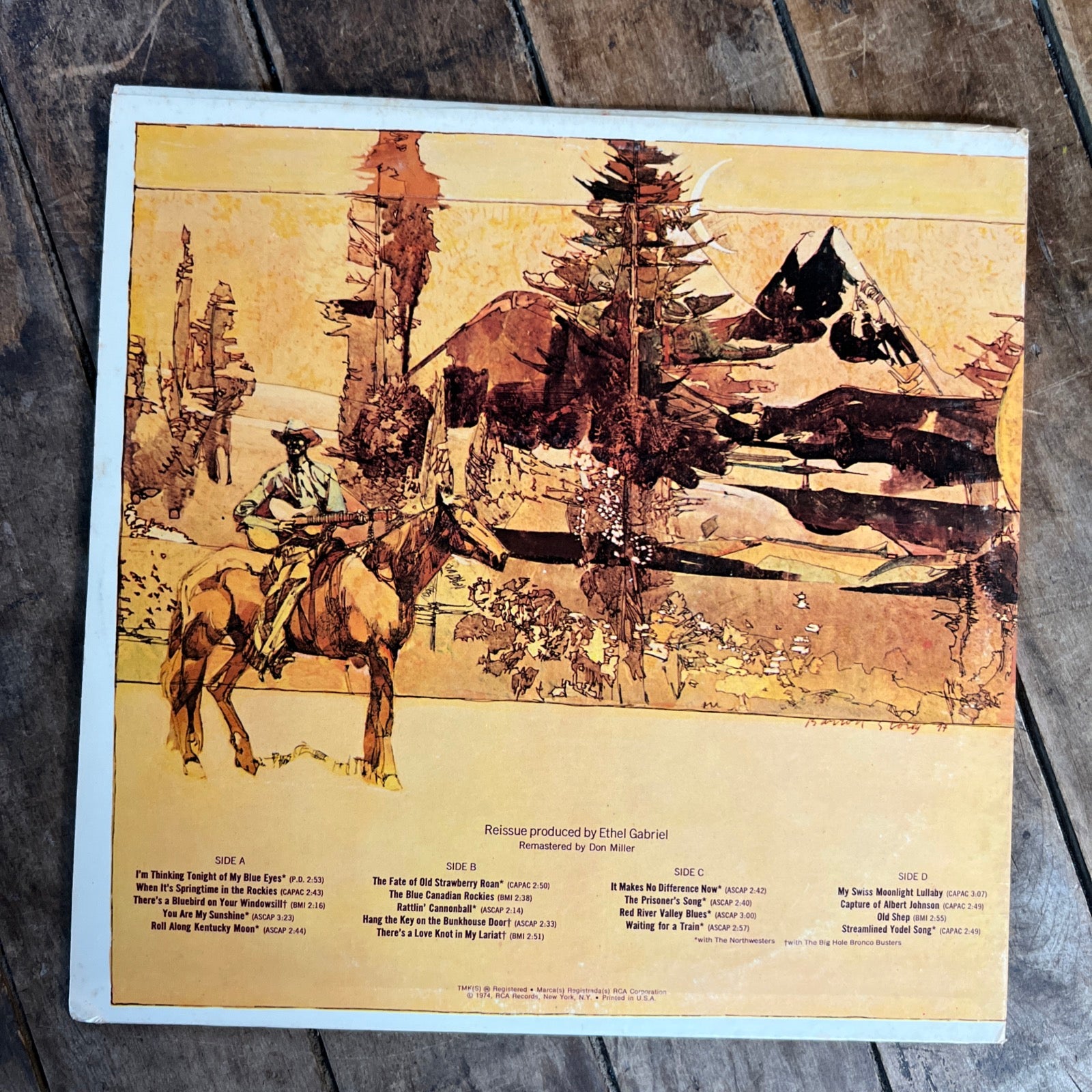 Montana Slim’s Greatest Hits - 1974 RCA Camden Records - 2 Record / Twin Set - LP Vinyl Records
