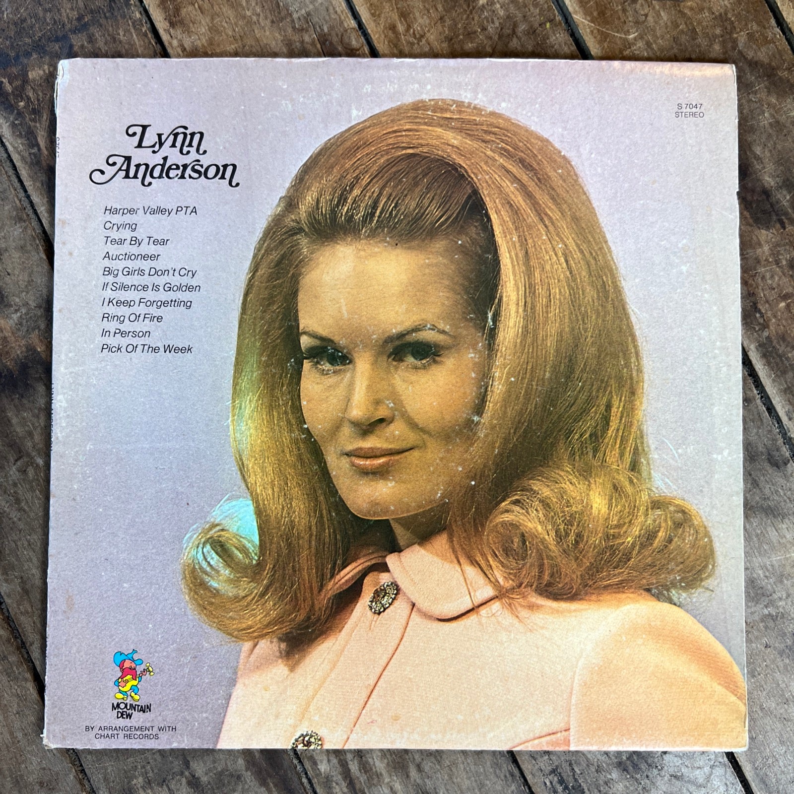 Lynn Anderson - 1970 Mountain Dew Records - LP Vinyl Record