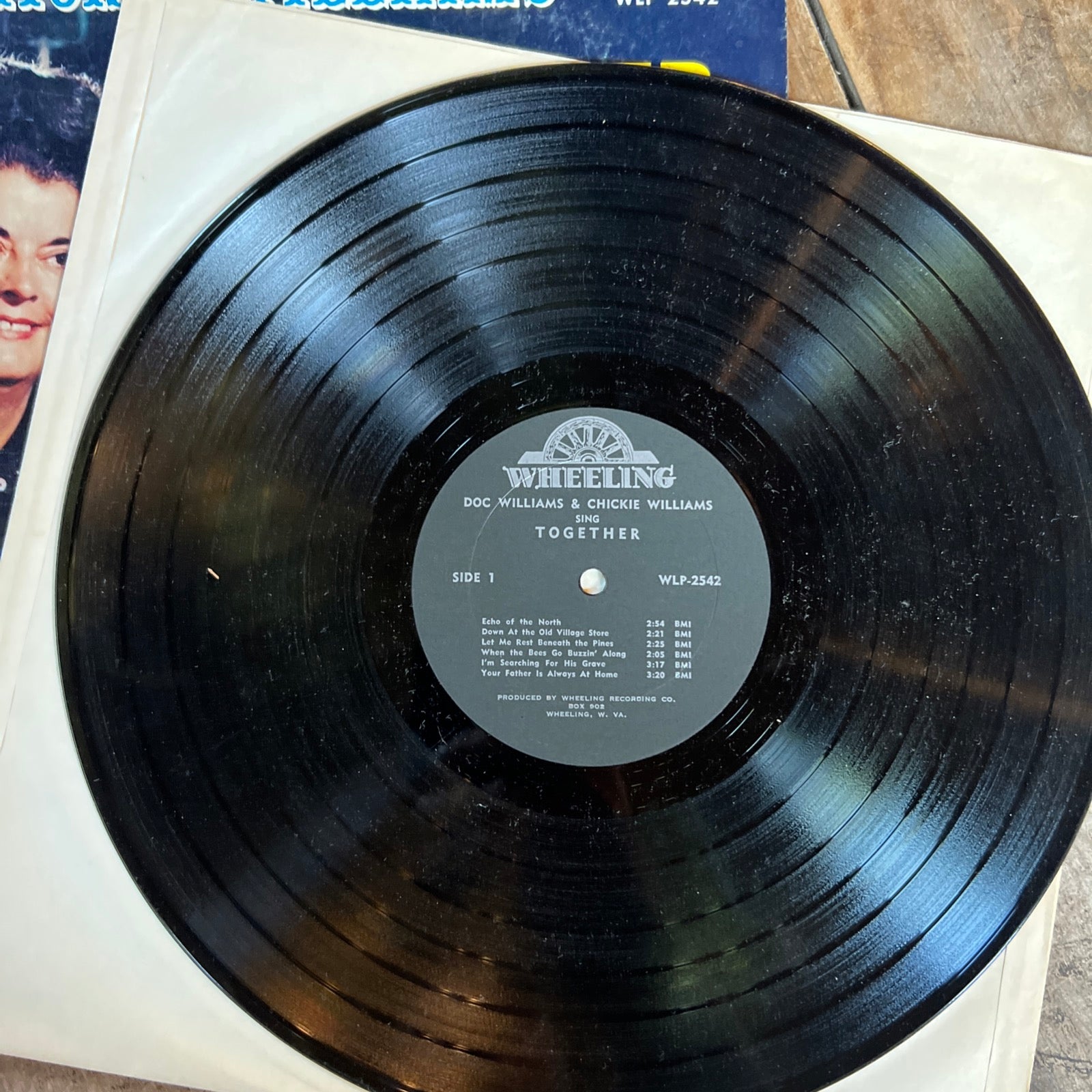 Doc ‘N Chickie Williams TOGETHER - 1965 Wheeling Records - LP Vinyl Record