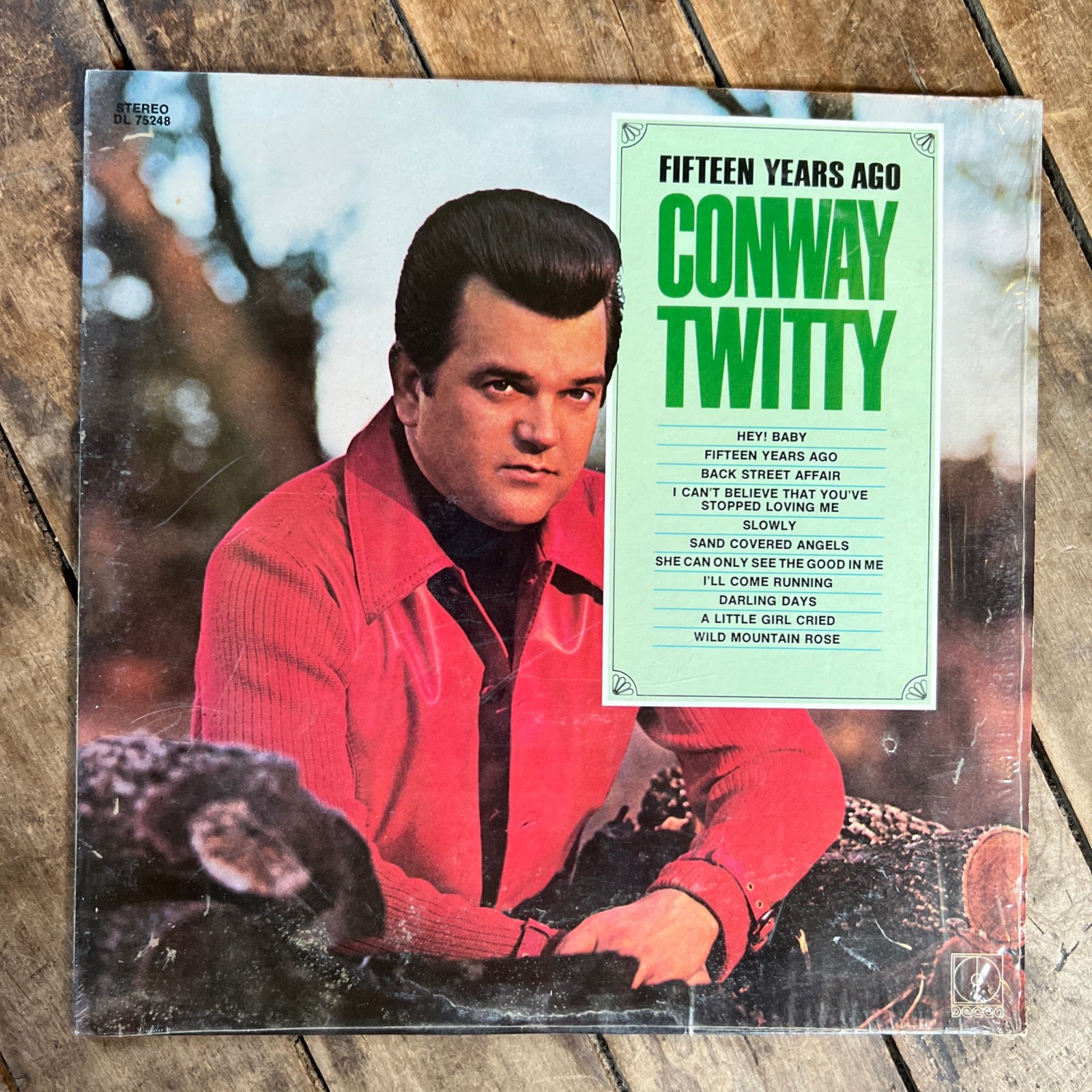 Conway Twitty Fifteen Years Ago - 1970 Decca Records - LP Vinyl Record