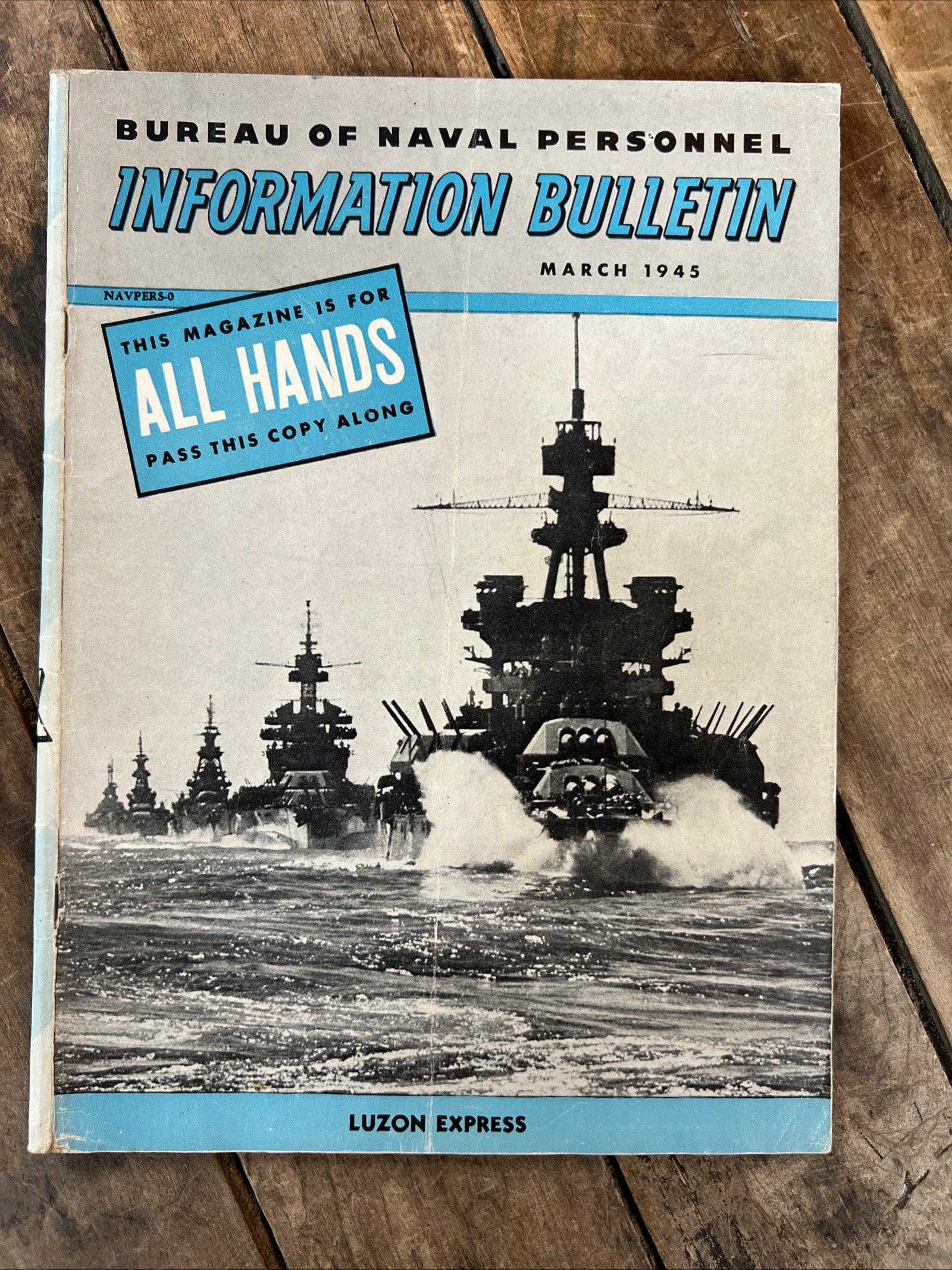 Bureau Of Naval Personnel Information Bulletin Magazine - March 1945 - All Hands