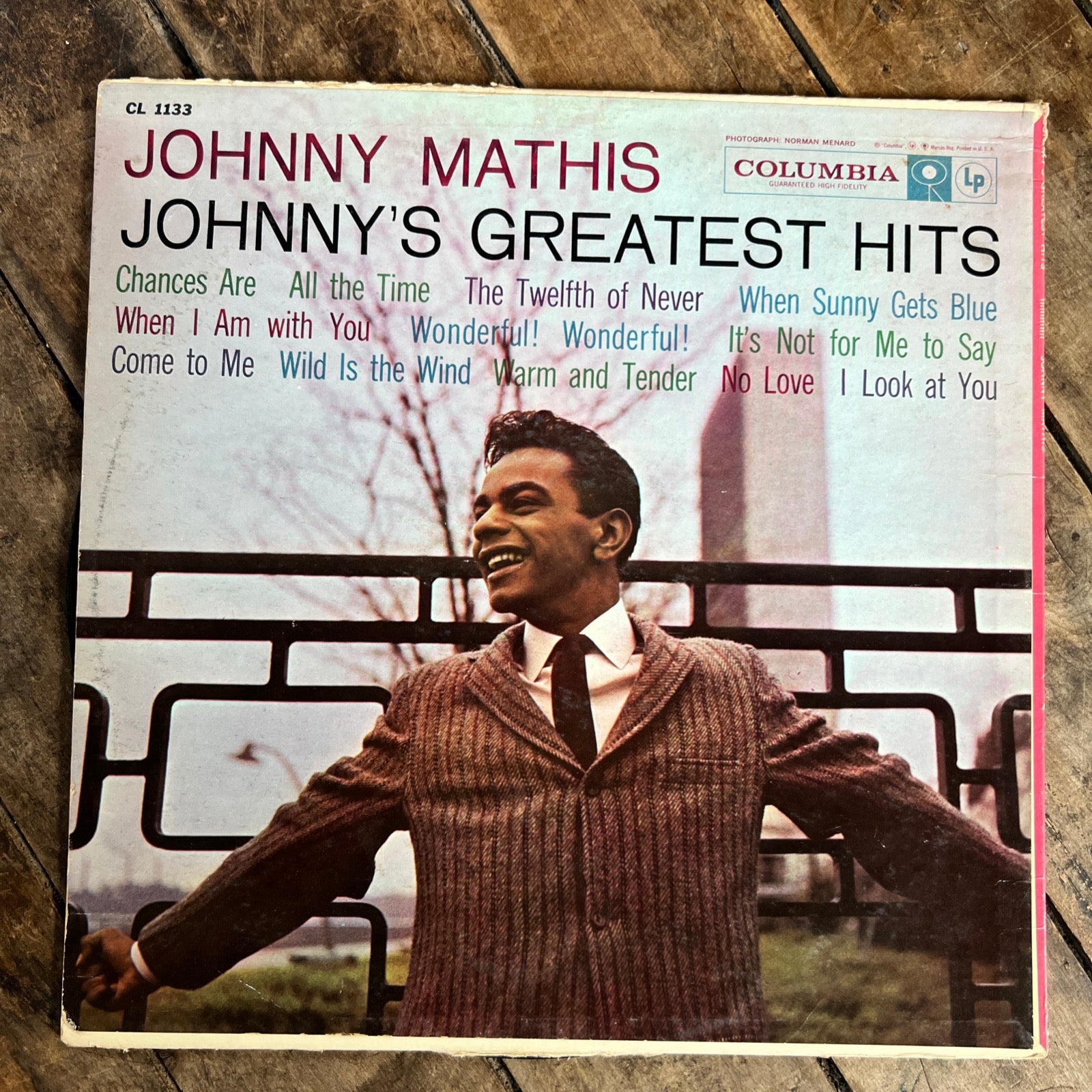 Johnny Mathis Greatest Hits - 1958 Columbia Records - LP Vinyl Record