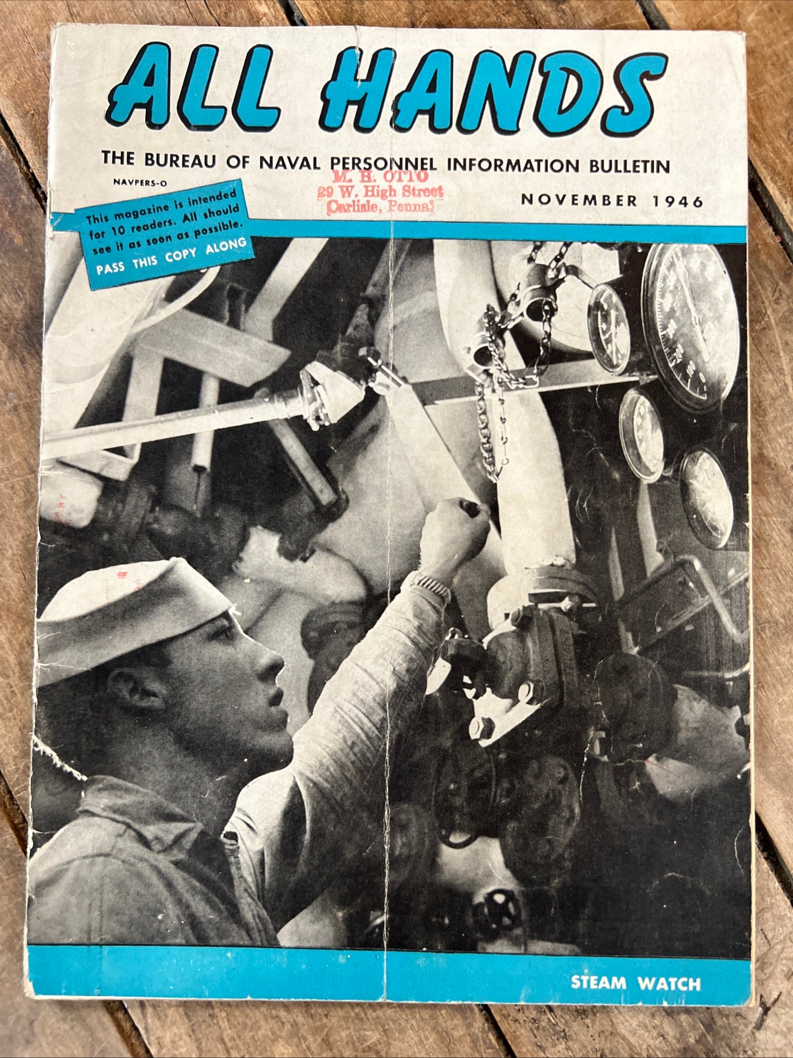 ALL HANDS - Bureau Of Naval Personnel Information Bulletin Magazine - November 1946 Issue