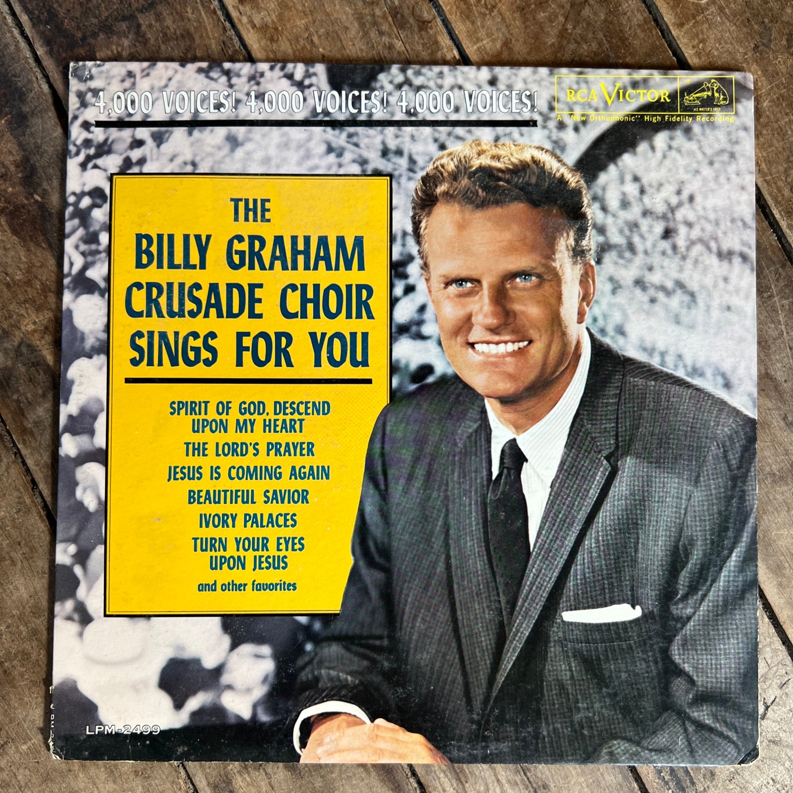 The Billy Graham Crusade Choir - 1962 RCA Victor Records - LP Vinyl Record