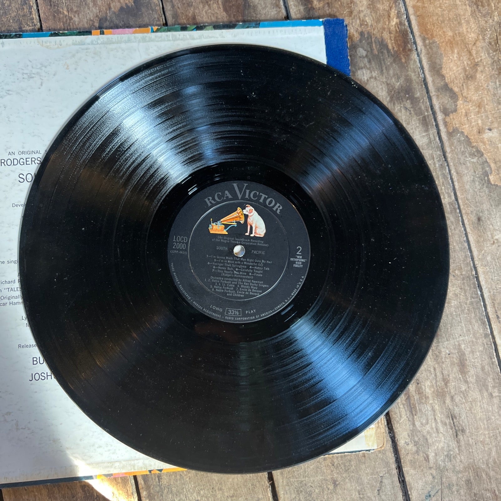 Rodgers & Hammerstein SOUTH PACIFIC - 1958 RCA Victor Records - LP Vinyl Record