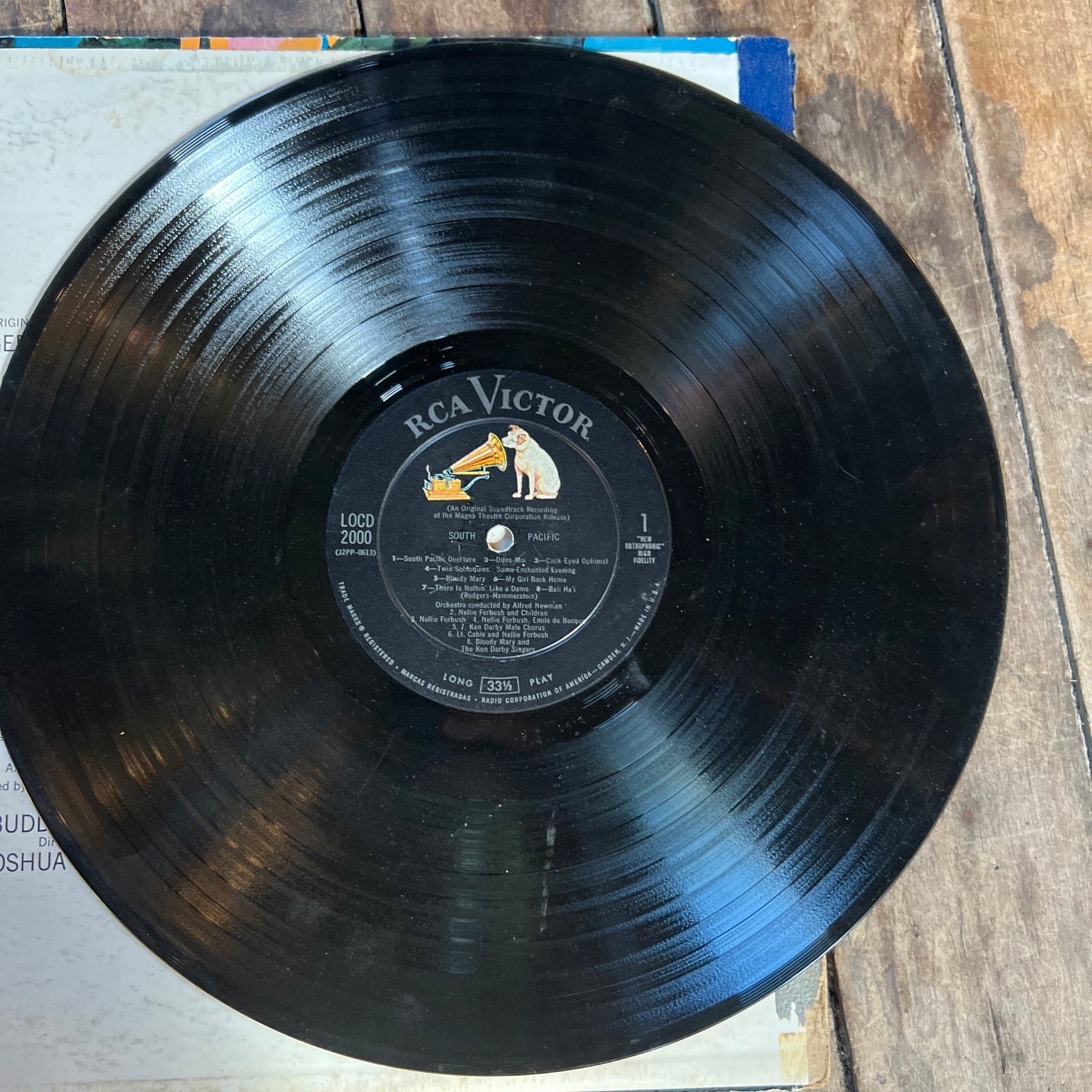Rodgers & Hammerstein SOUTH PACIFIC - 1958 RCA Victor Records - LP Vinyl Record