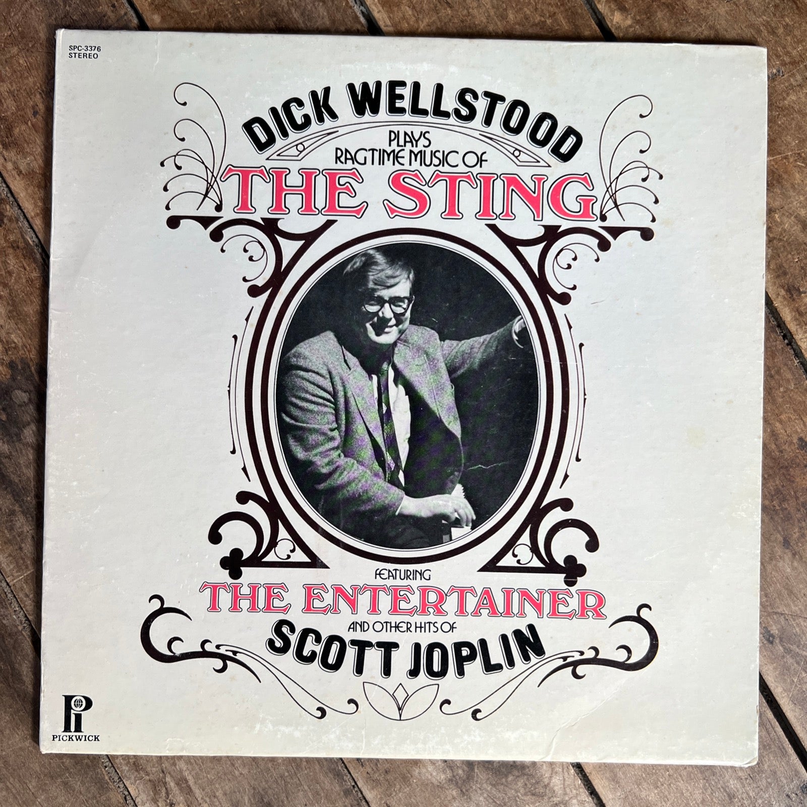 Dick Wellstood Plays The Music Of The Sting- 1974 Pickwick 33 Records - LP Vinyl