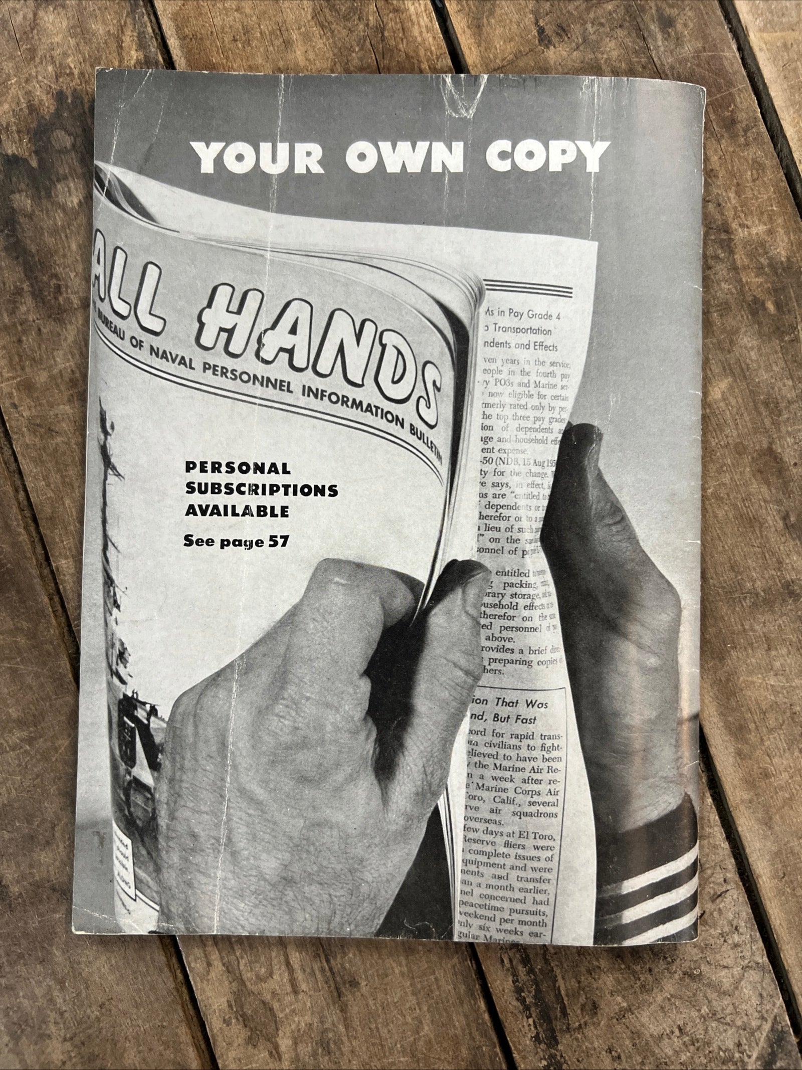 ALL HANDS - Bureau Of Naval Personnel Information Bulletin Magazine - November 1950 Issue