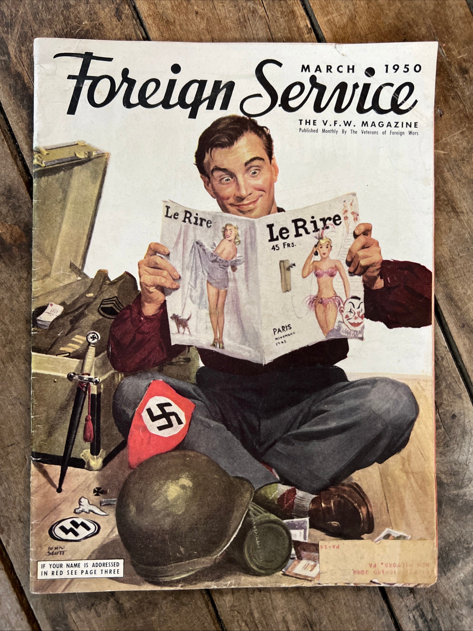 The V.F.W. Magazine Foreign Service - March 1950 Issue - Monthly Publication