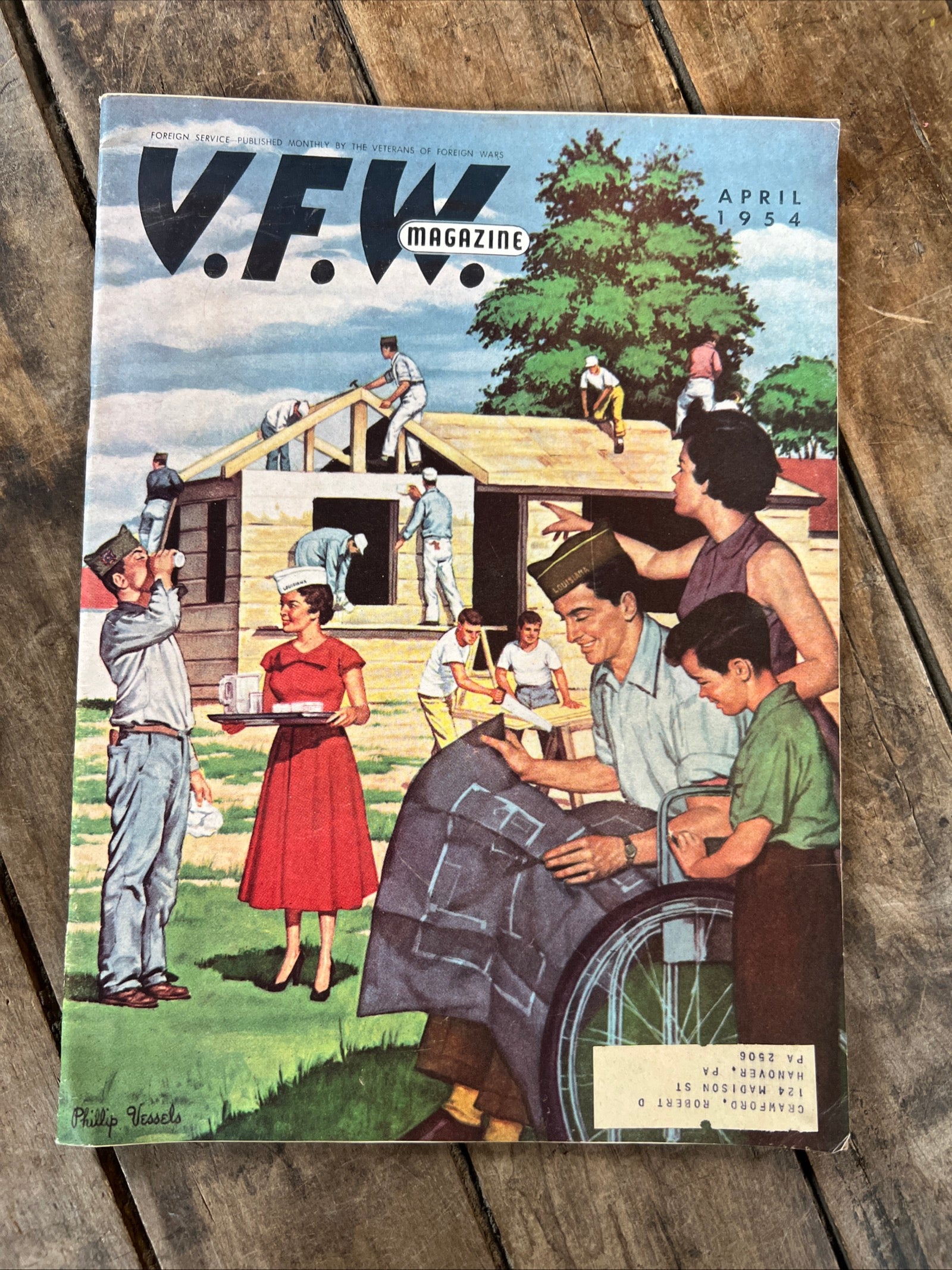 The V.F.W. Magazine Foreign Service - April 1954 Issue - Monthly Publication