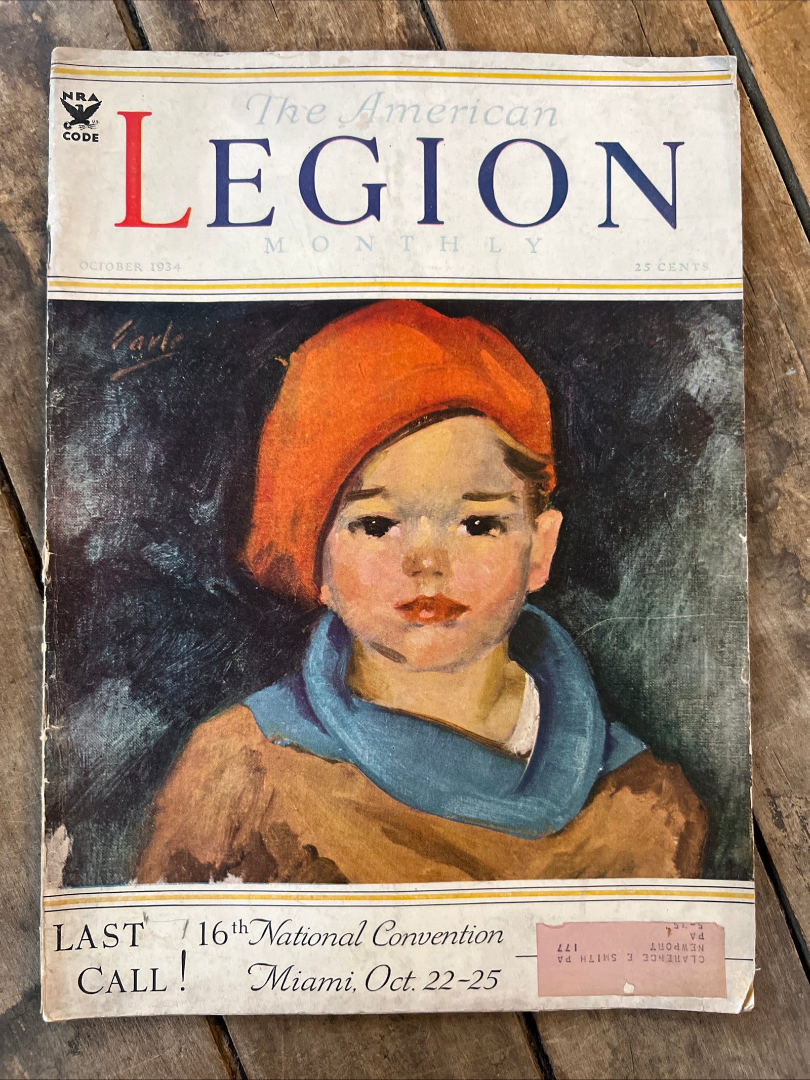The American Legion Monthly Magazine - October 1934 Issue ( Volume 17, No 4 )