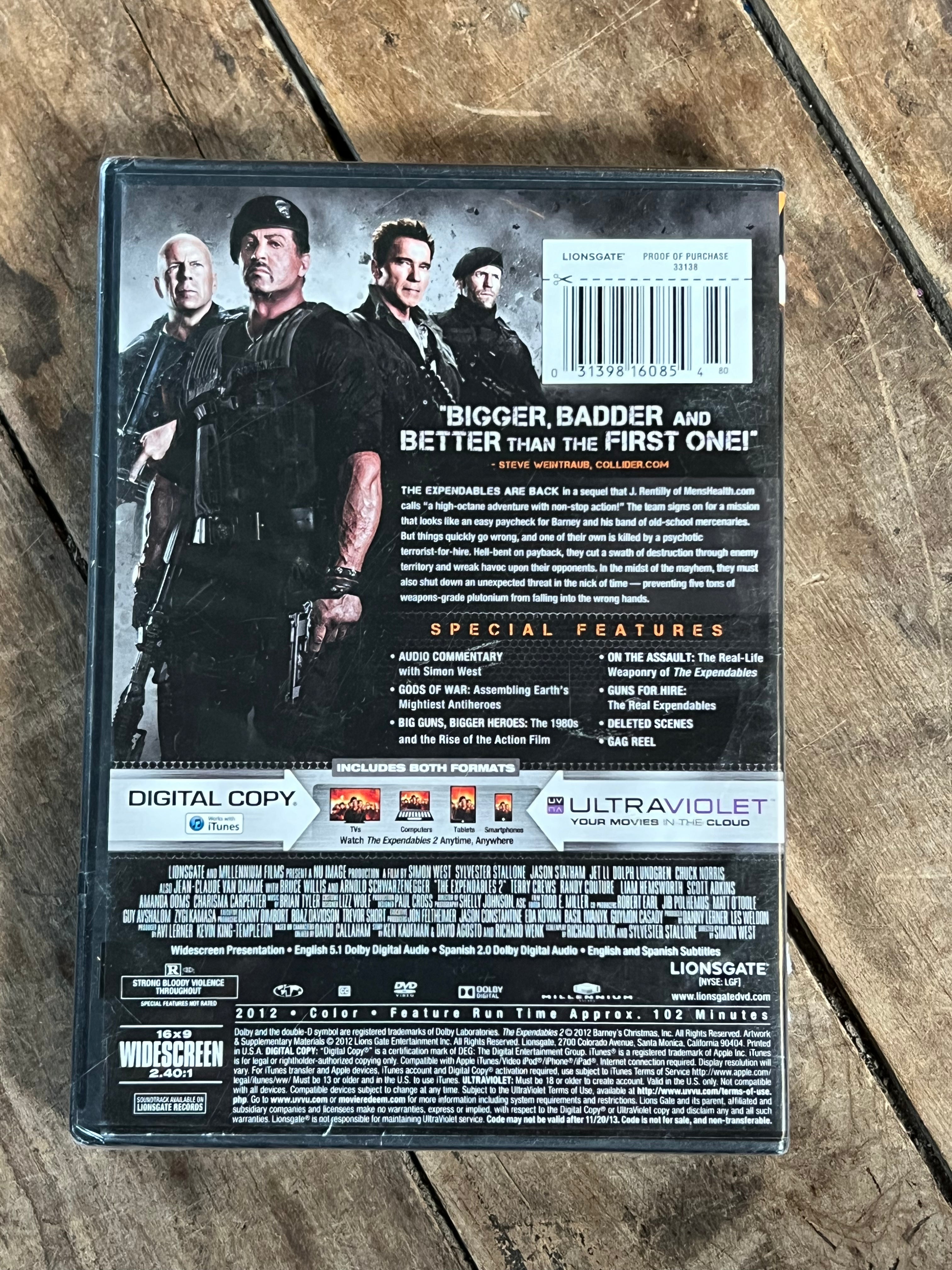 The Expendables 2 ( DVD 2012 ) Action / Adventure [R]