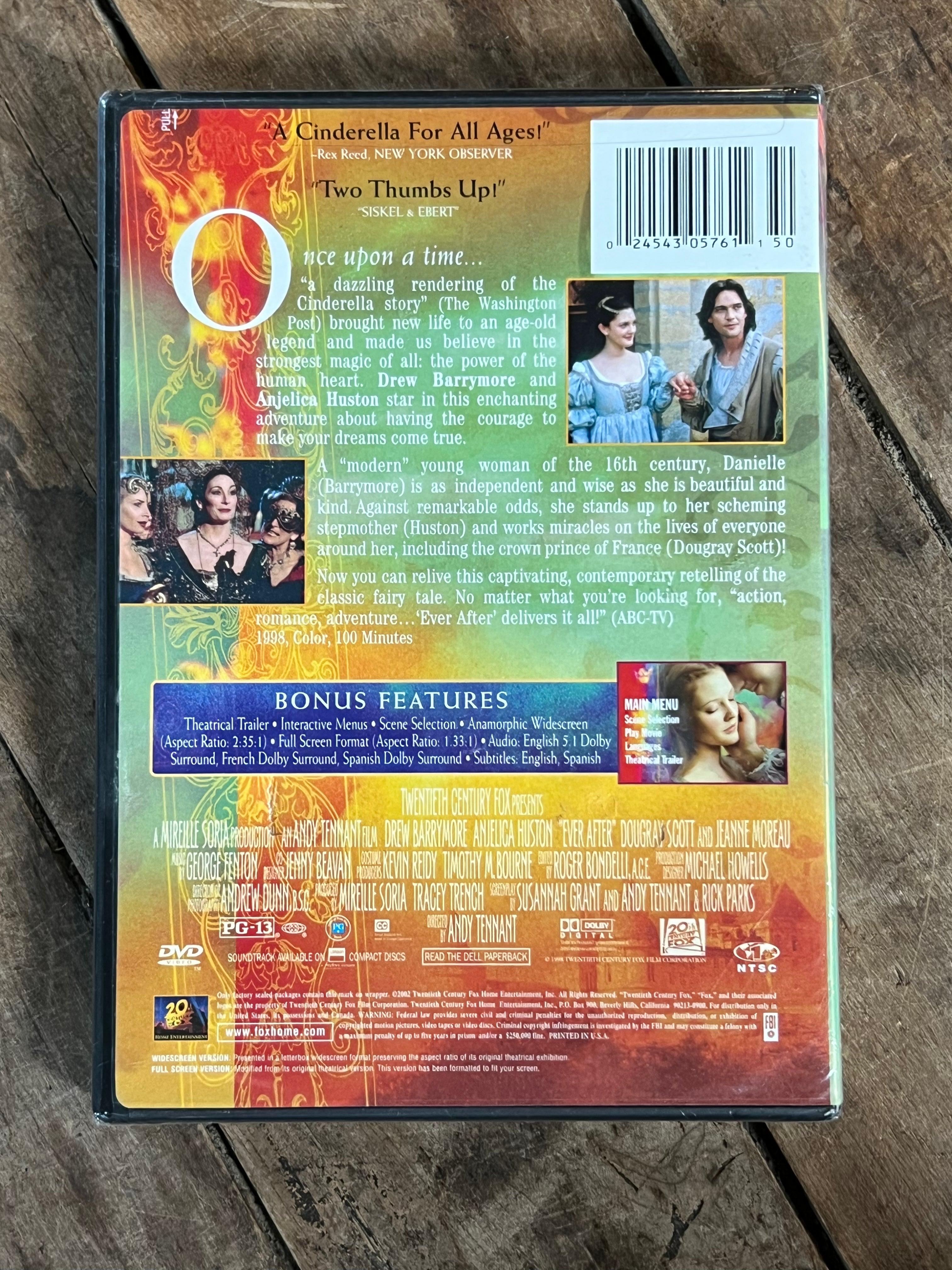 Ever After A Cinderella Story ( DVD 1998 ) Romance / Comedy [PG-13] NOS New Sealed