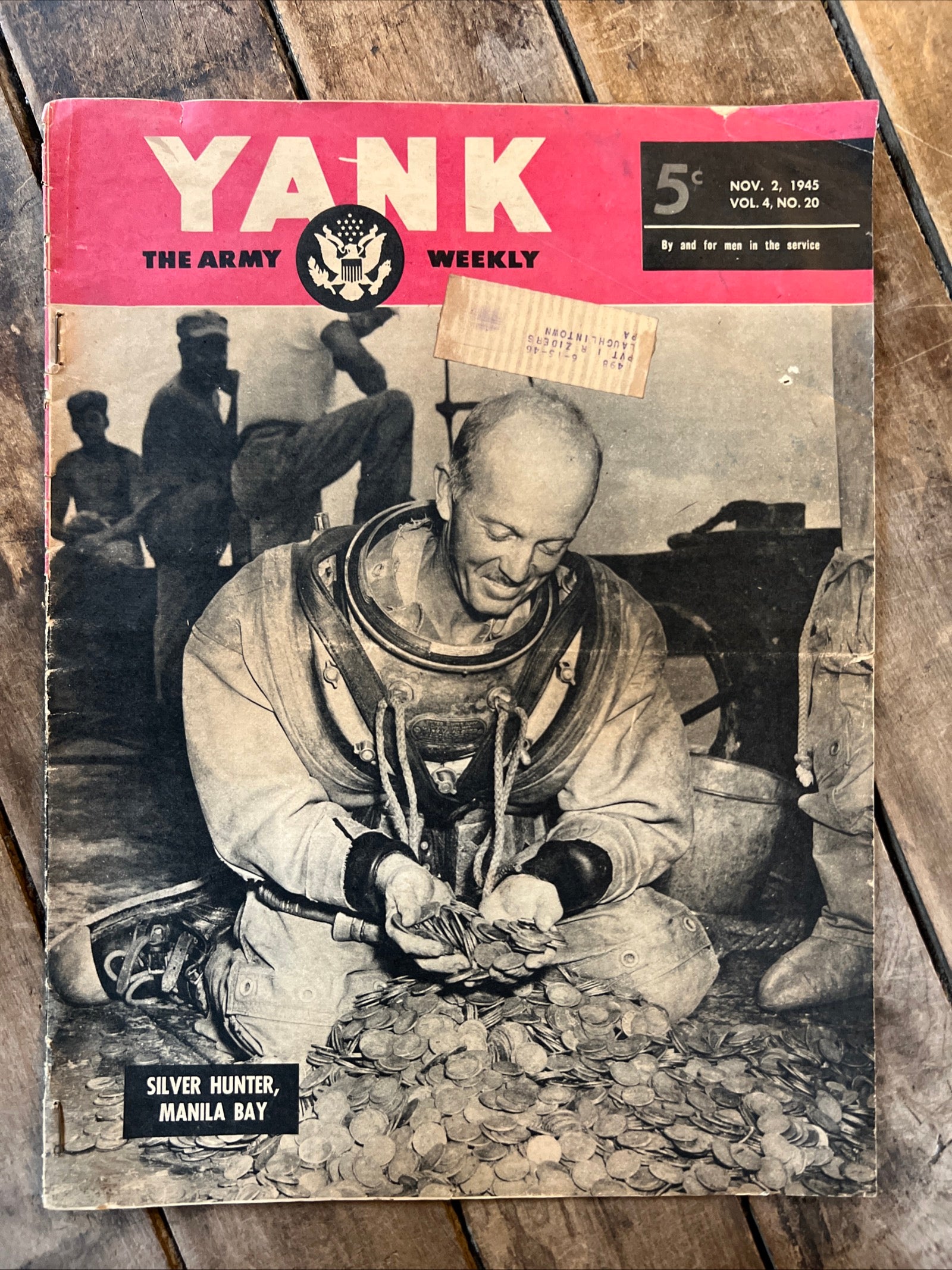 YANK The Army Weekly Magazine- November 1945 ( Volume 4, No 20 ) Newspaper