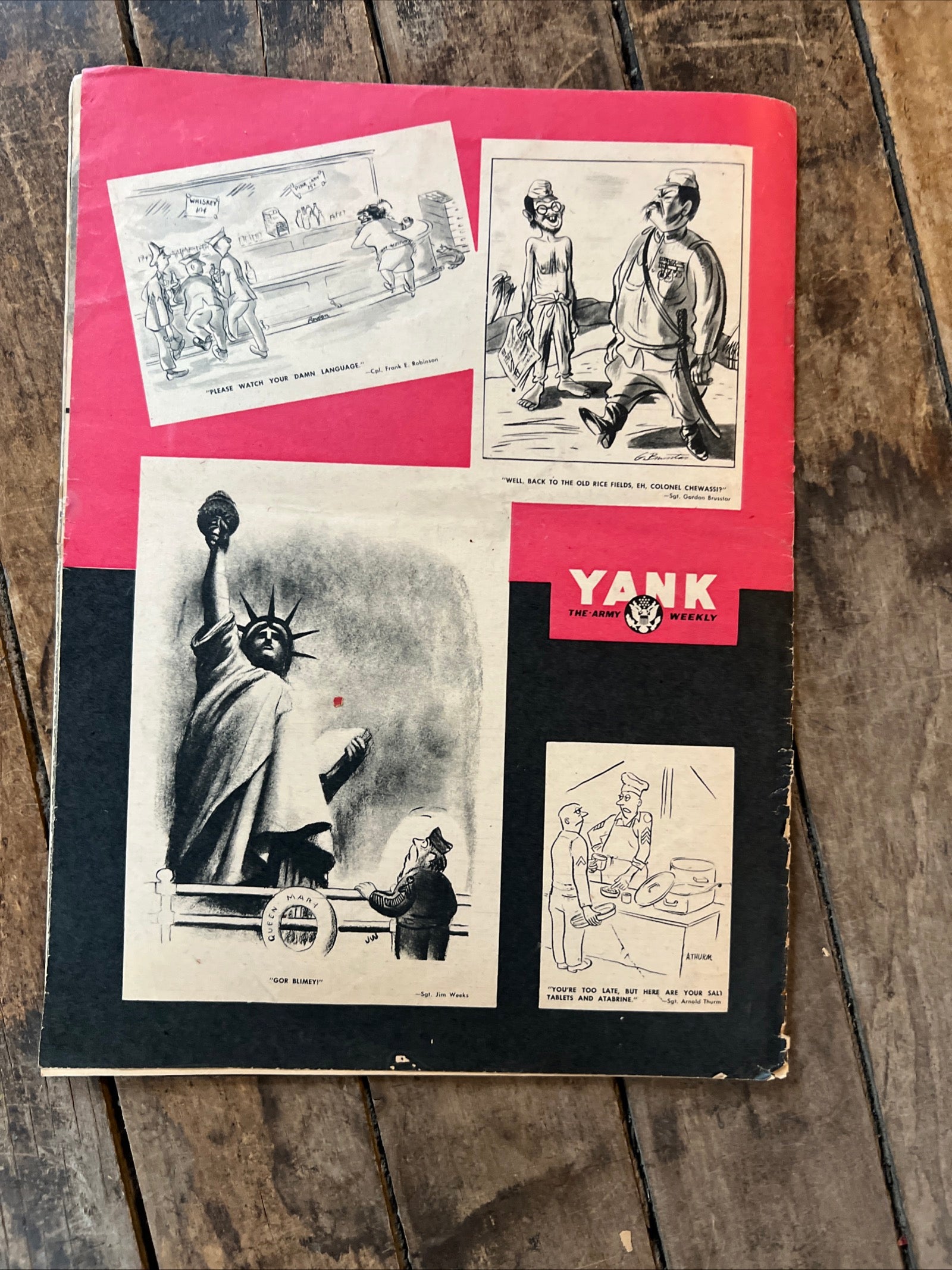 YANK The Army Weekly Magazine- October 1945 ( Volume 4, No 18 ) Newspaper