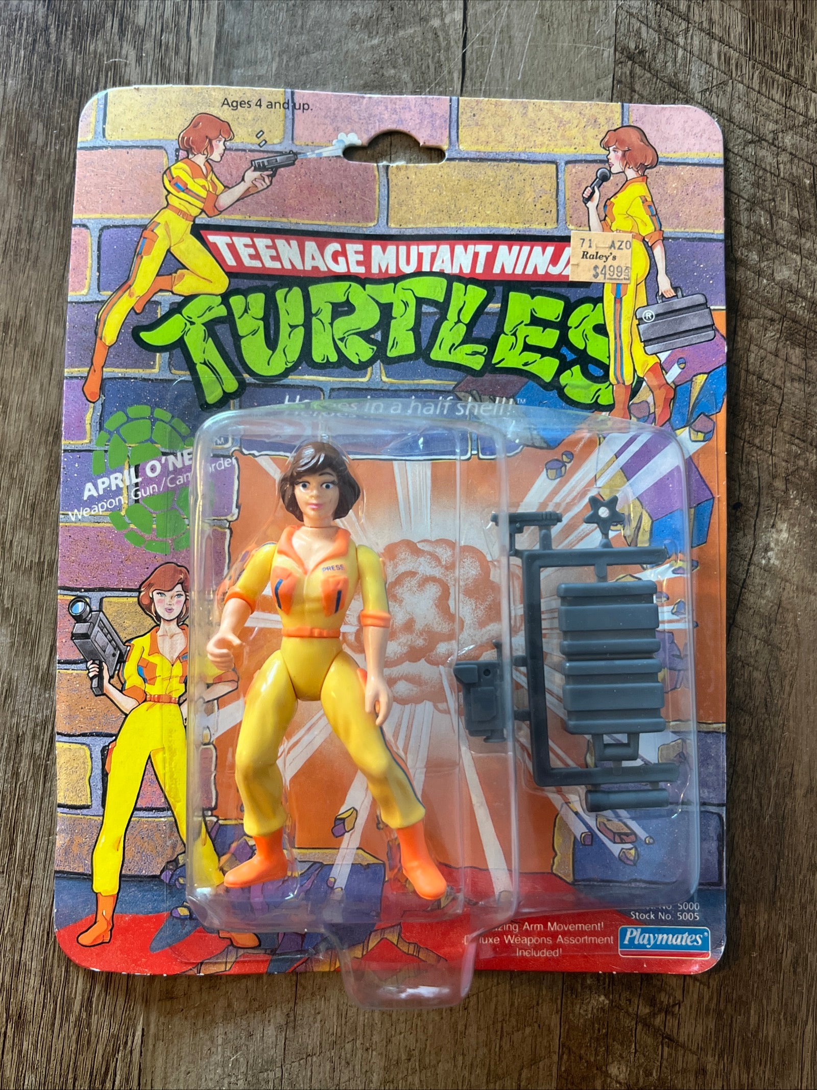 1990 Playmates TMNT April O’Neil Action Figure