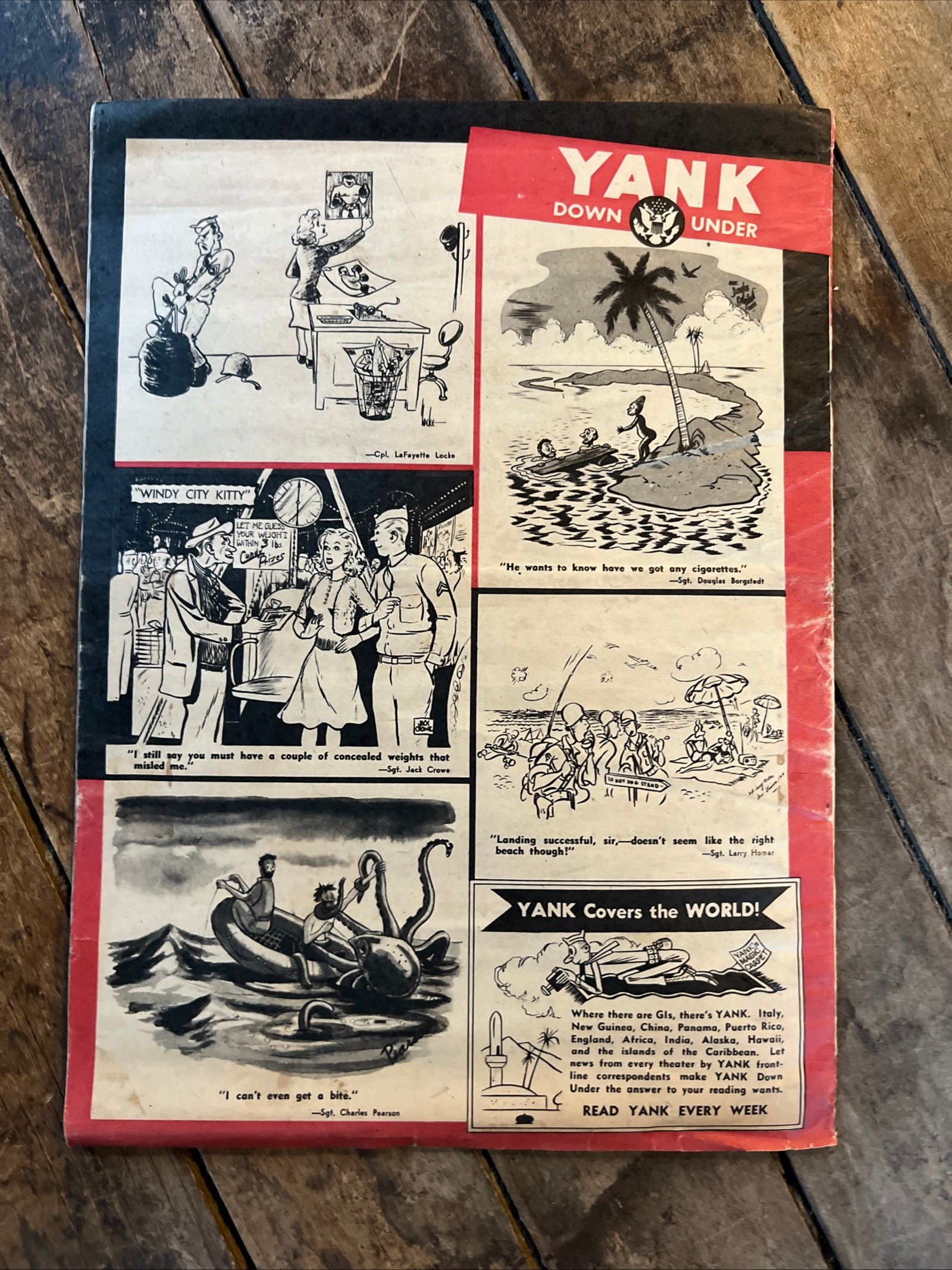 YANK The Army Weekly Magazine- April 1944 ( Volume 1, No 39 ) Newspaper