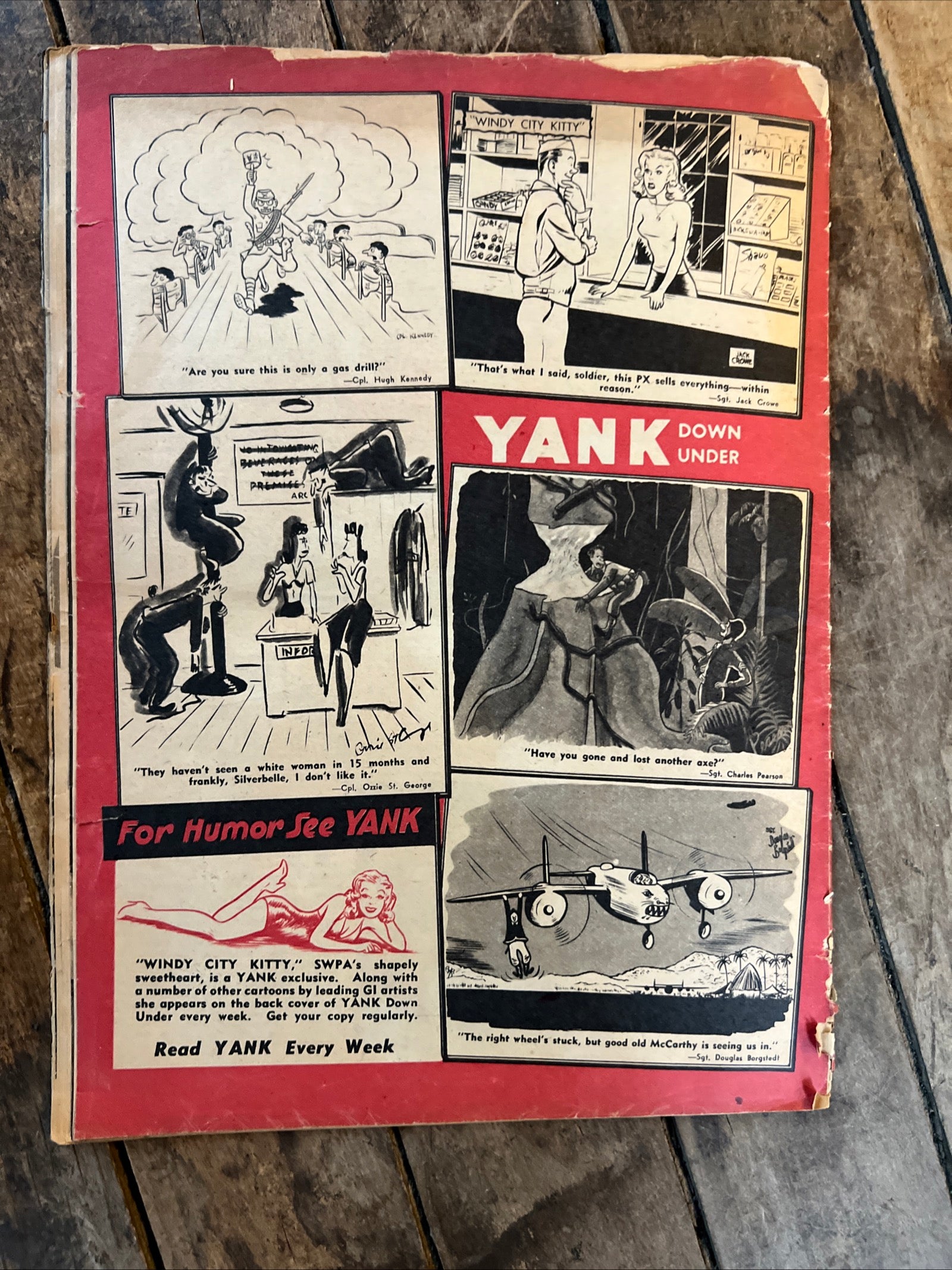 YANK The Army Weekly Magazine- April 1944 ( Volume 1, No 36 ) Newspaper