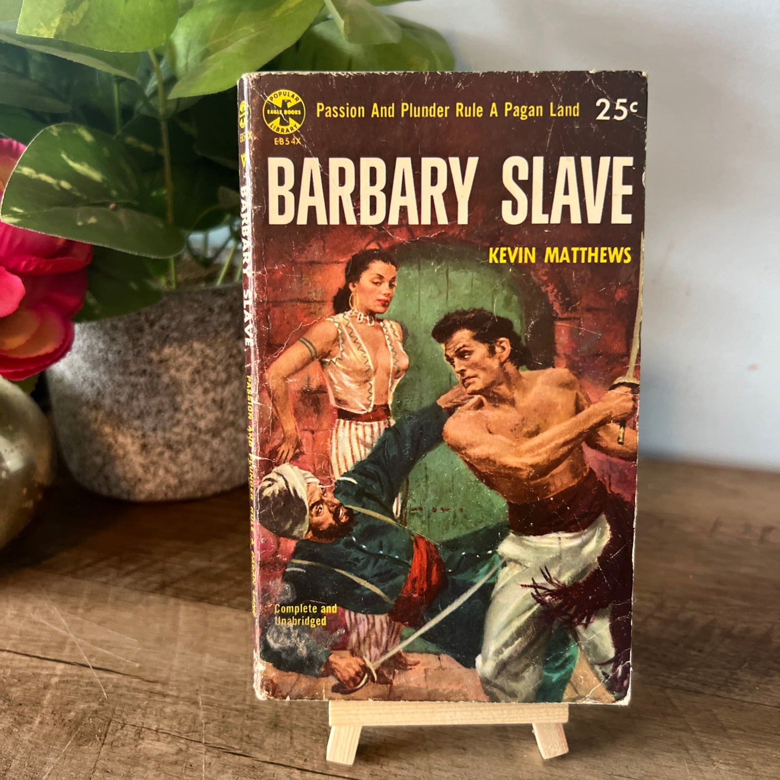 Barbary Slave by Kevin Matthews - Paperback 1955 Popular Library Books