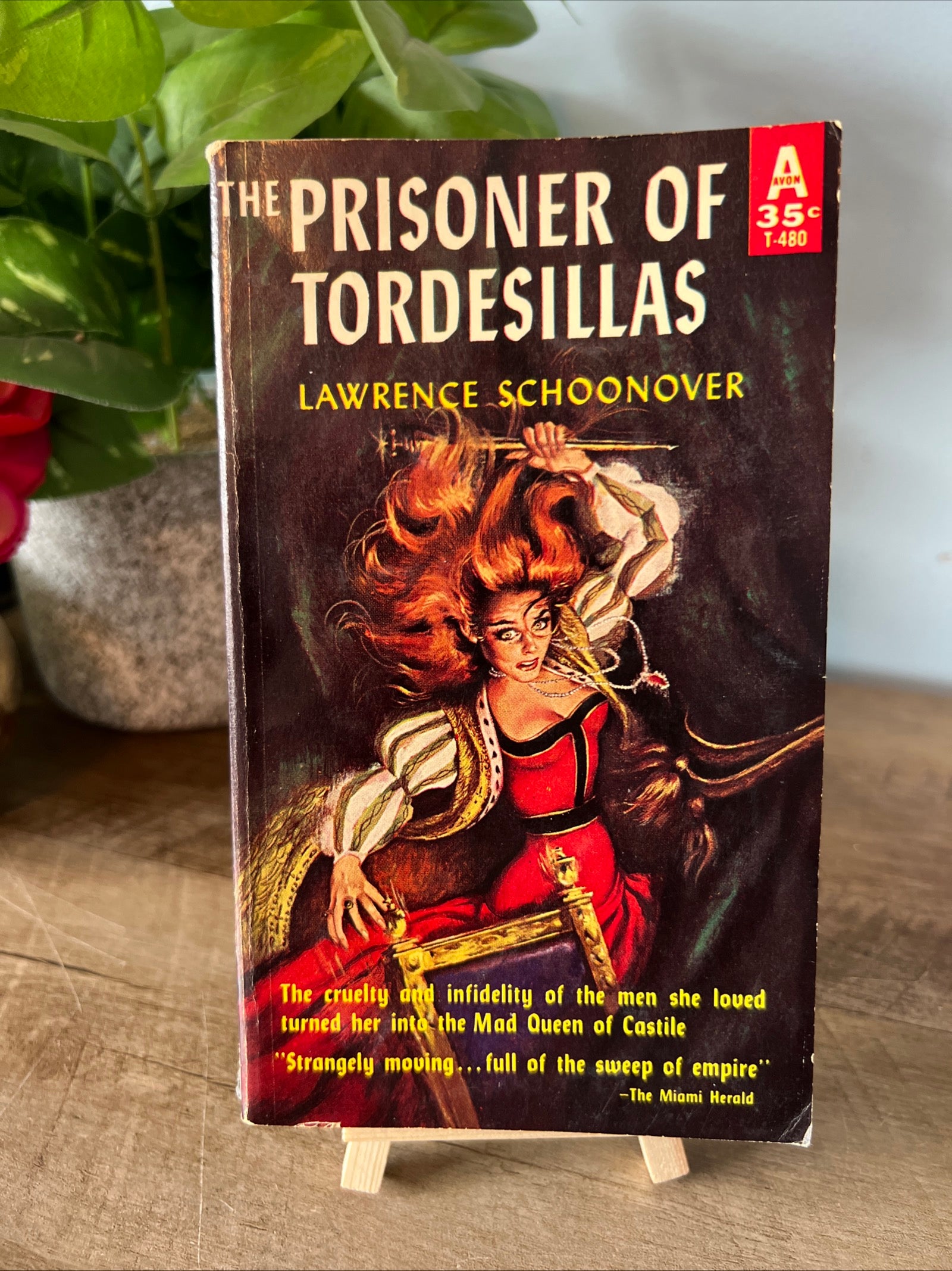 The Prisoner Of Tordesillas by Lawrence Schoonover - 1952 Avon Books #T-480