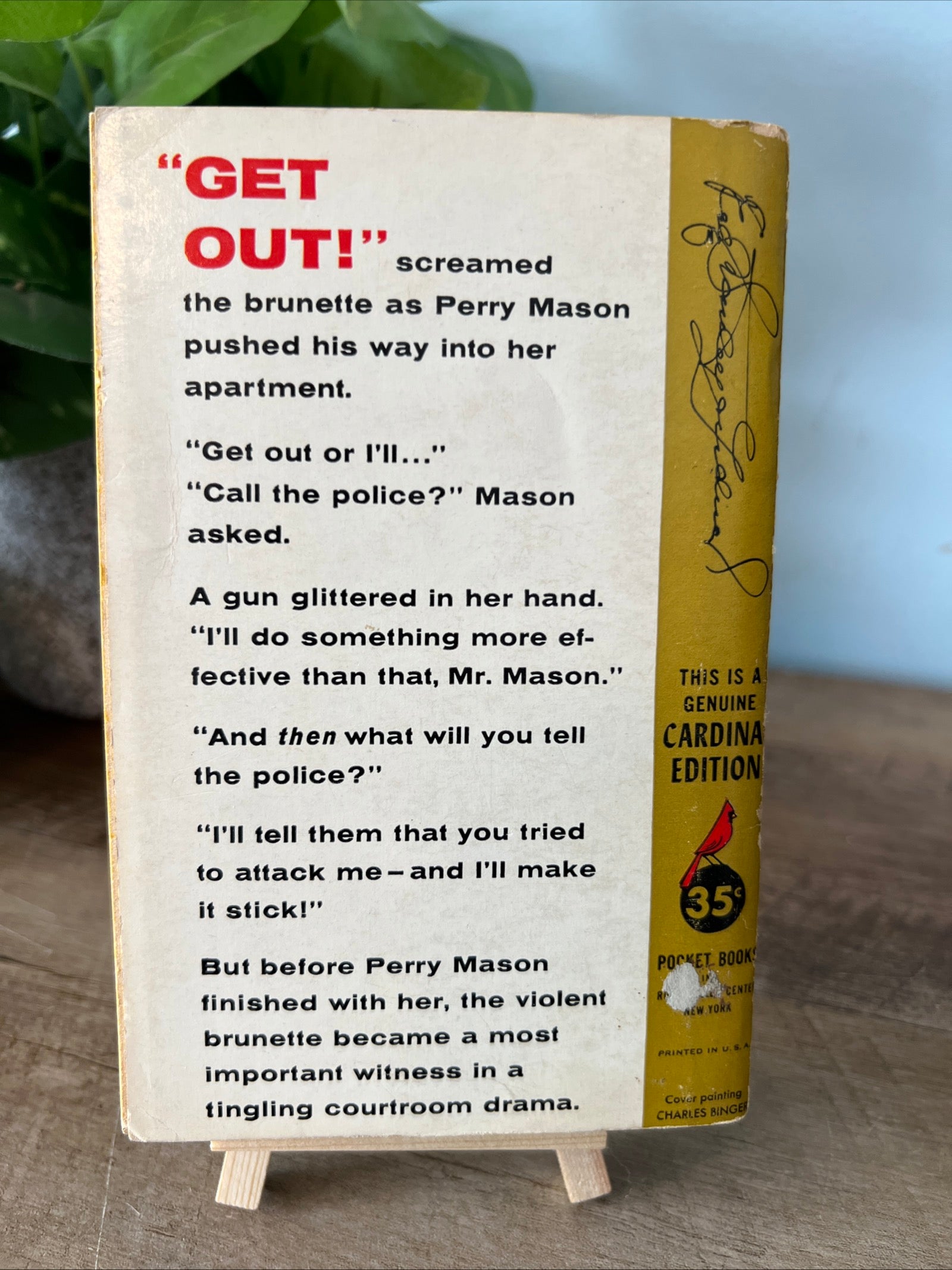 The Case Of the Glamorous Ghost by Erle Stanley Gardner - 1957 Cardinal Edition