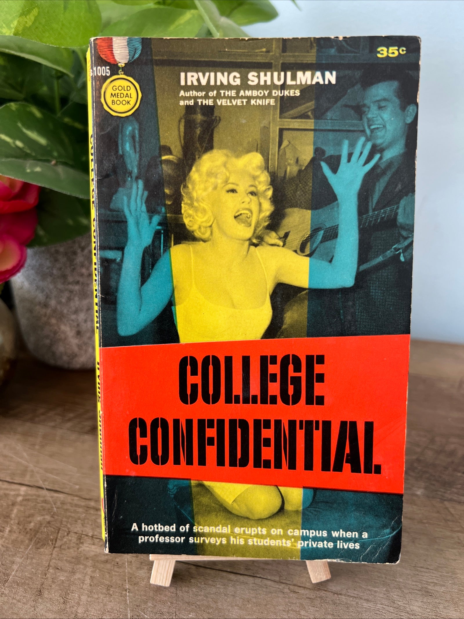 College Confidential by Irving Shulman - 1960 Gold Medal Books Paperback