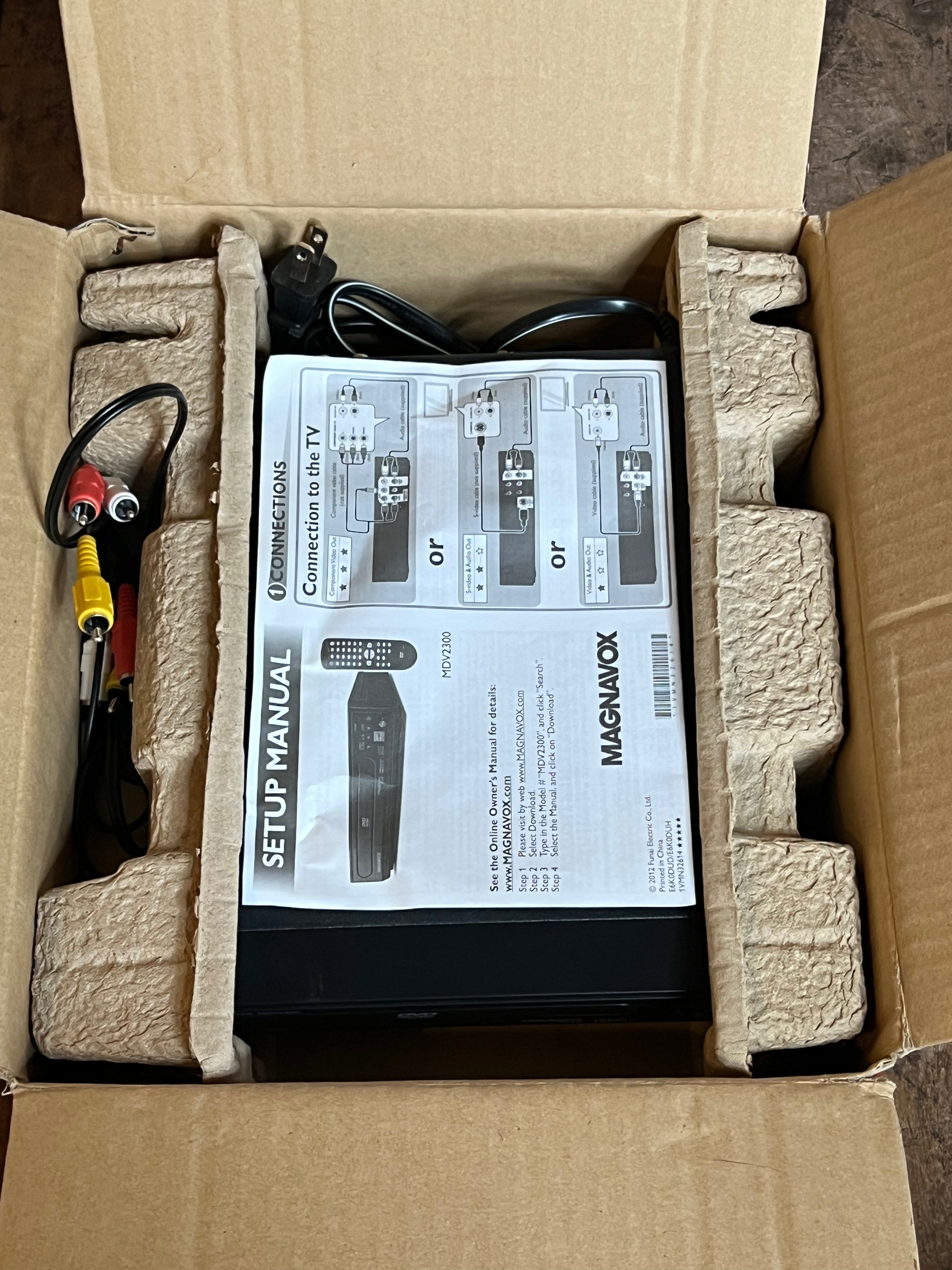 MAGNAVOX DVD Player - Model MDV2300 in Original Box
