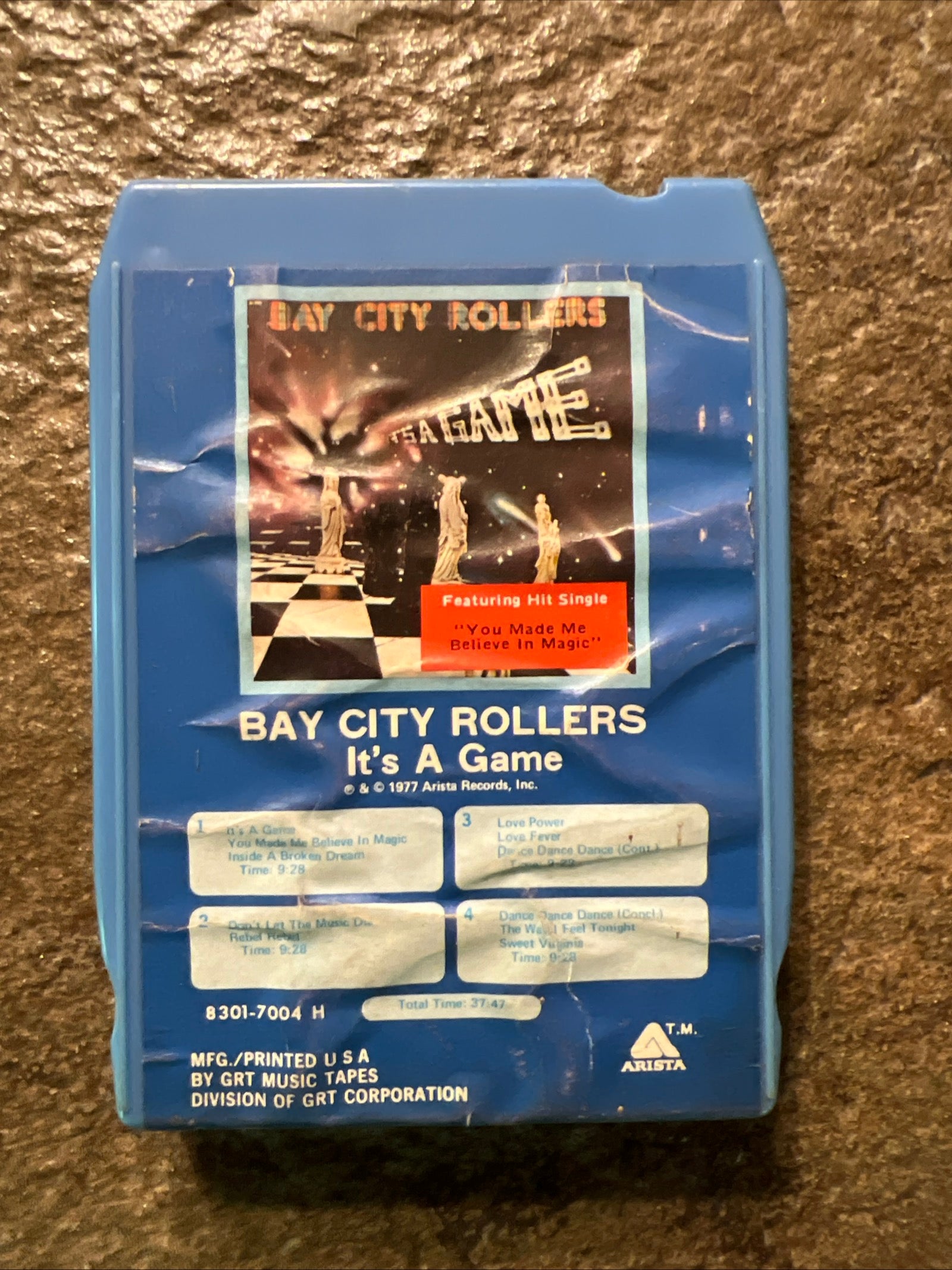 Bay City Rollers - It’s A Game - 1977 Arista Records - 8 Track Tape