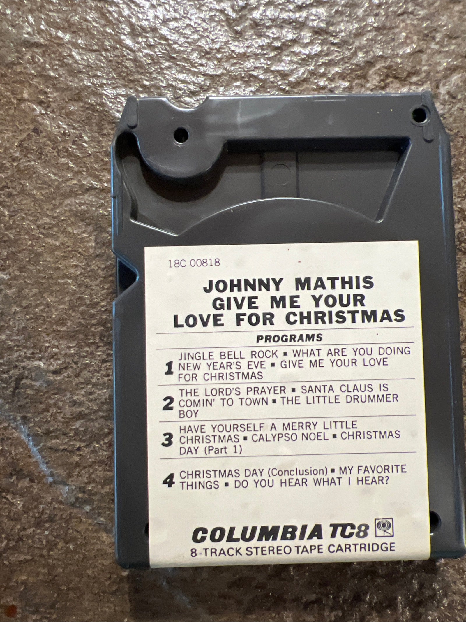 Johnny Mathis - Give Me Your Love For Christmas - 1976 Columbia - 8 Track Tape