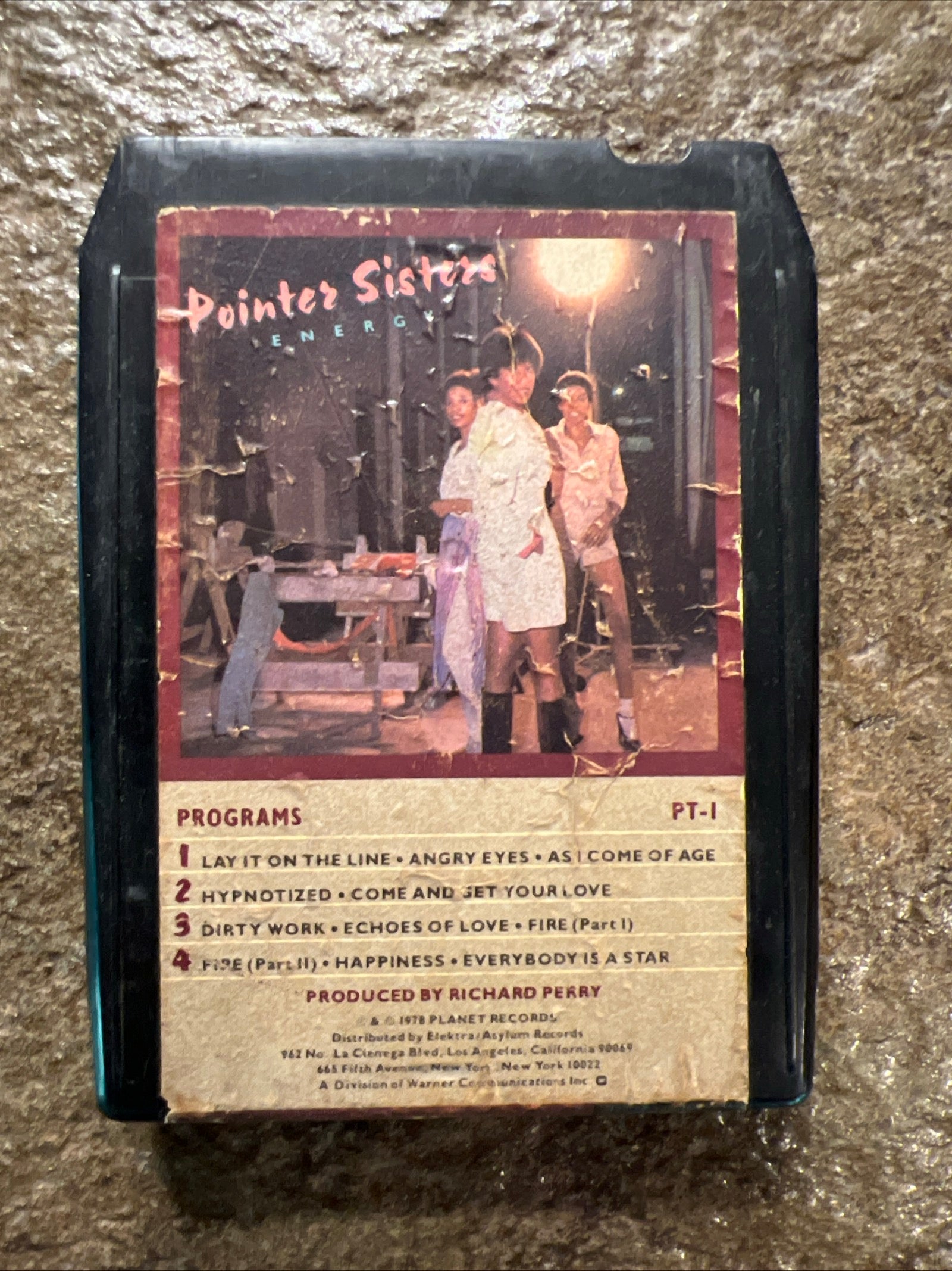Pointer Sisters ENERGY - 1978 Planet Records - 8 Track Tape