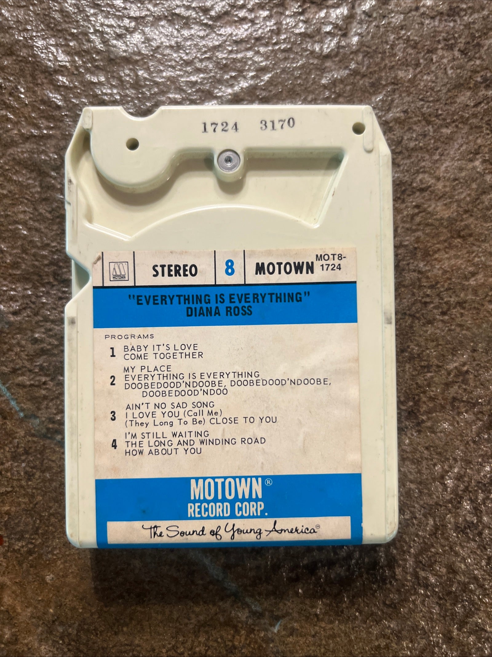 Diana Ross - Everything Is Everything - 1970 Motown Records - 8 Track Tape
