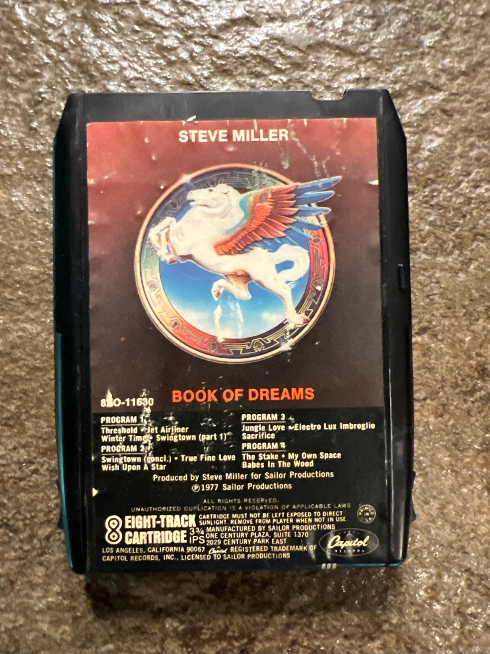 The Steve Miller Band - Book Of Dreams - 1977 Capitol Records - 8 Track Tape