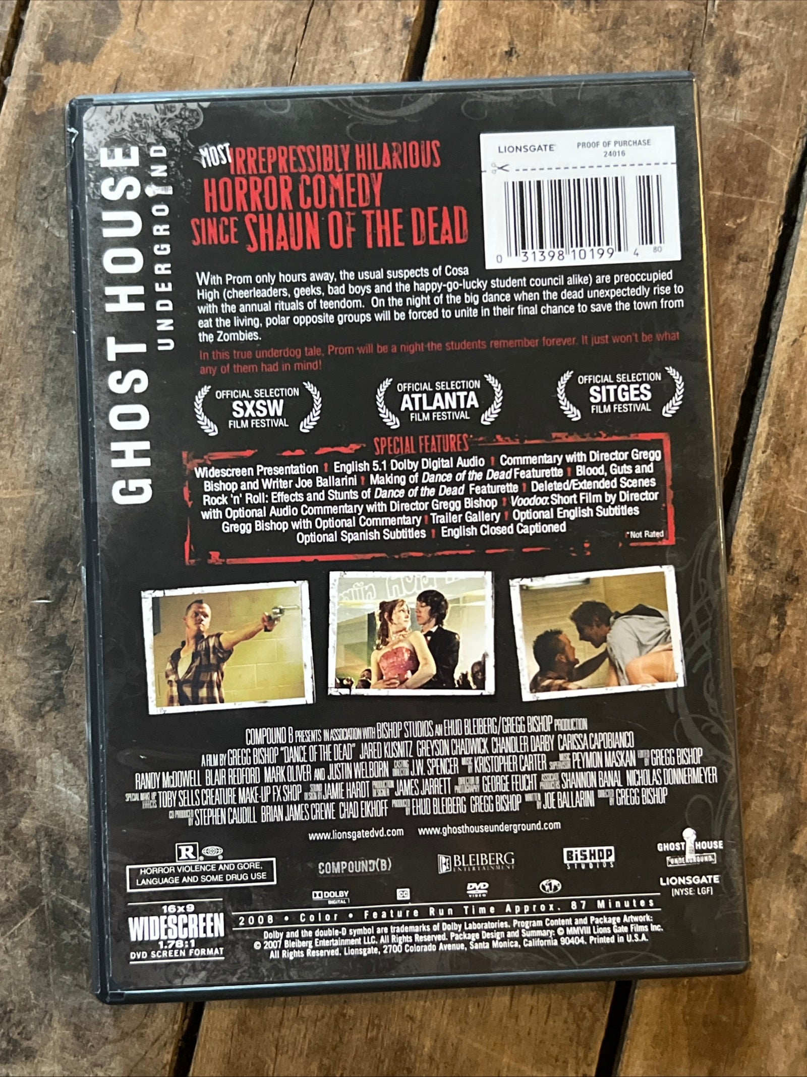 Dance Of The Dead ( DVD 2008 ) Horror / Comedy [R]