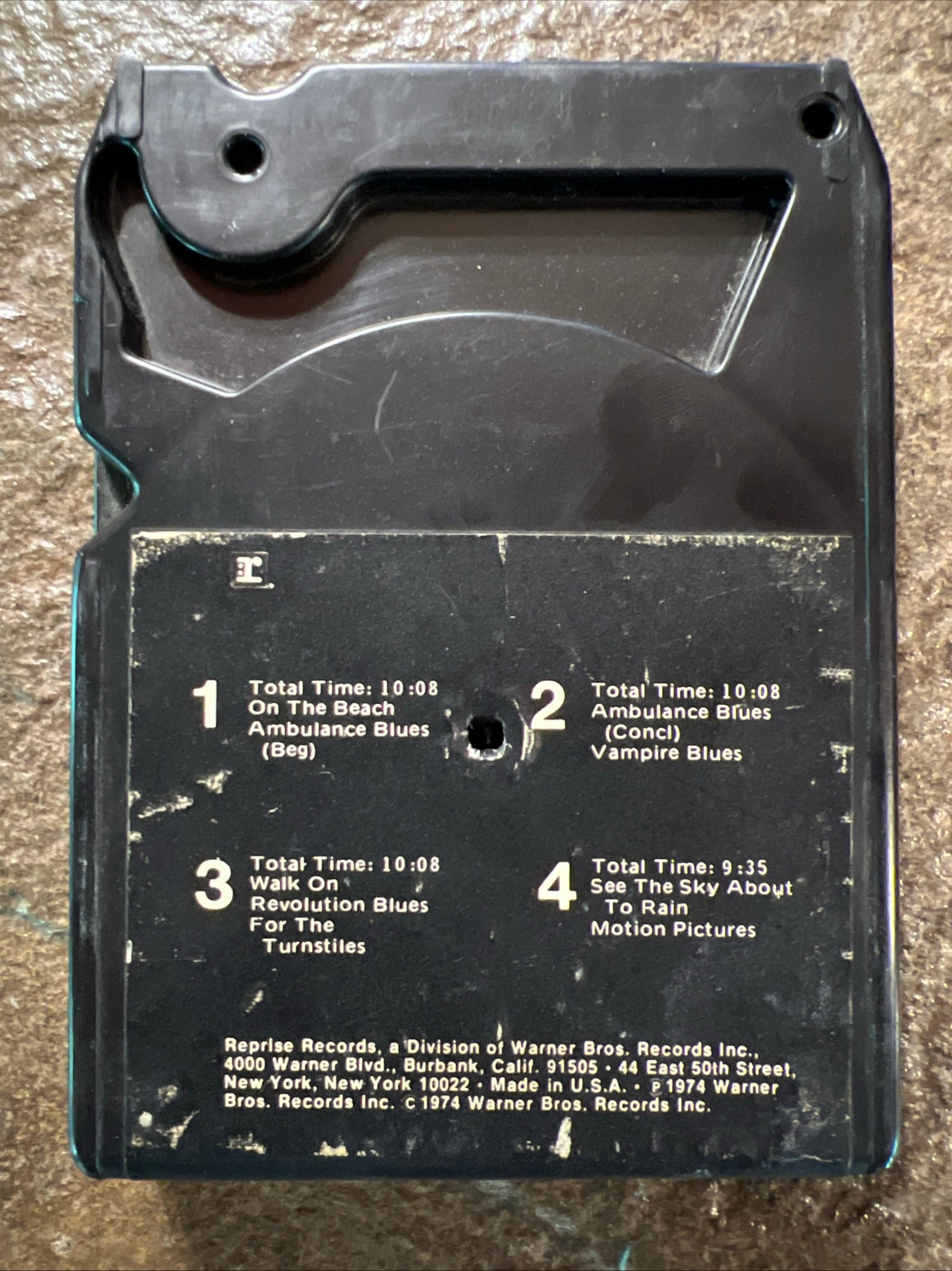 Neil Young - On The Beach- 1974 Reprise Records - 8 Track Tape