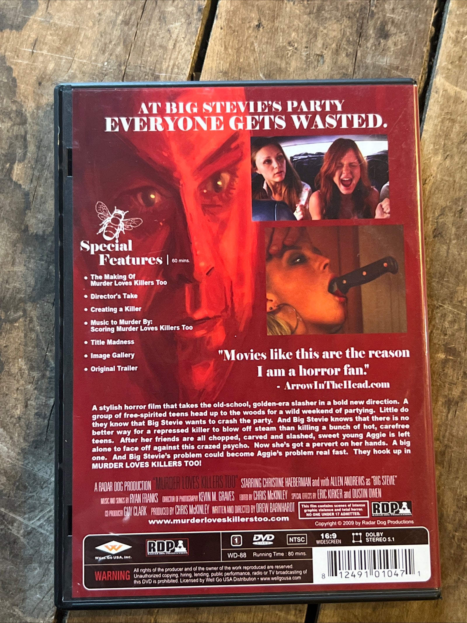 Murder Loves Killers Too ( DVD 2009 ) Horror / Slasher [NR]