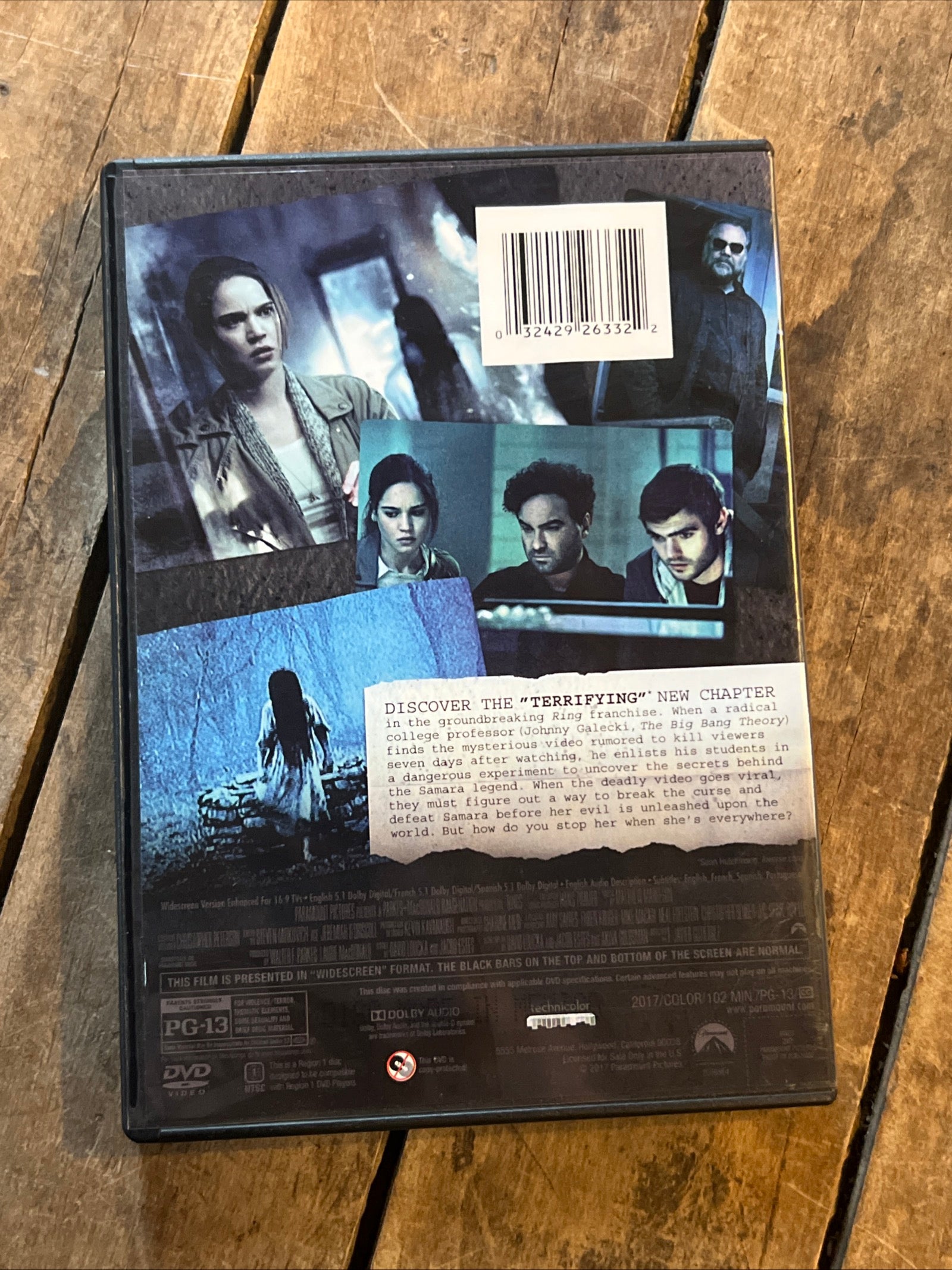 RINGS ( DVD 2005 ) Horror / Mystery [NR]