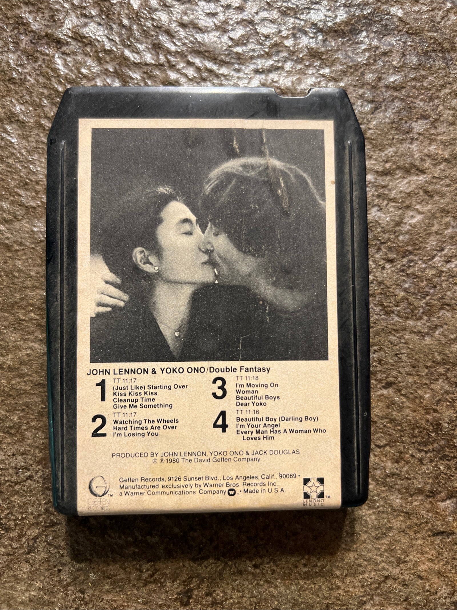 John Lennon & Yoko Ono - Double Fantasy - 1980 Geffen Records - 8 Track Tape