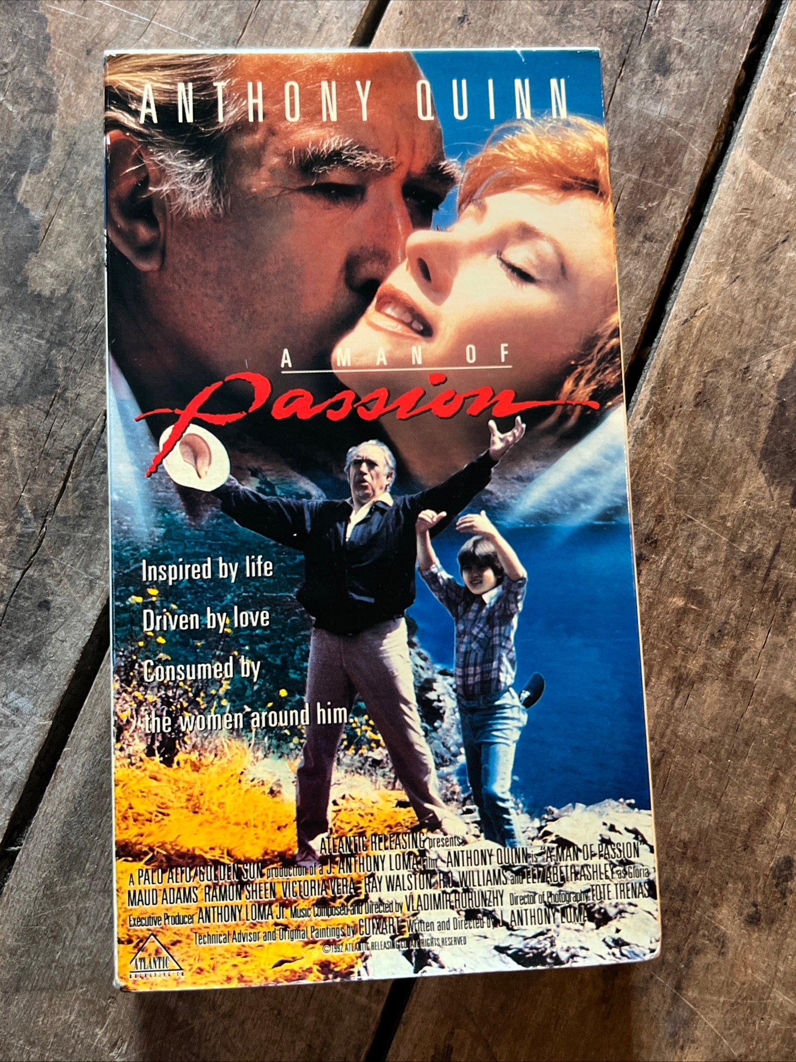 A Man Of Passion ( VHS 1989 ) Romance / Drama [PG]