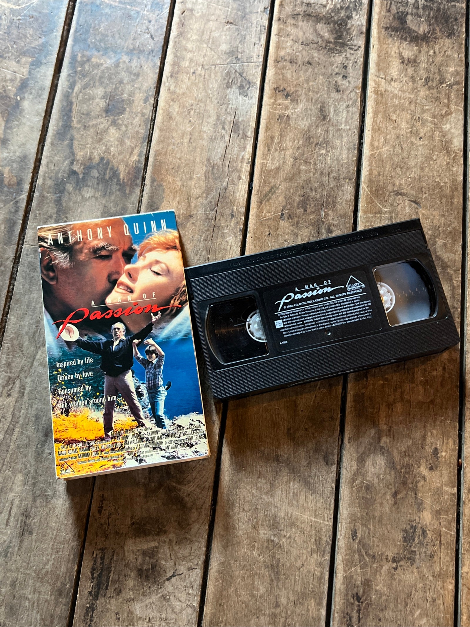A Man Of Passion ( VHS 1989 ) Romance / Drama [PG]